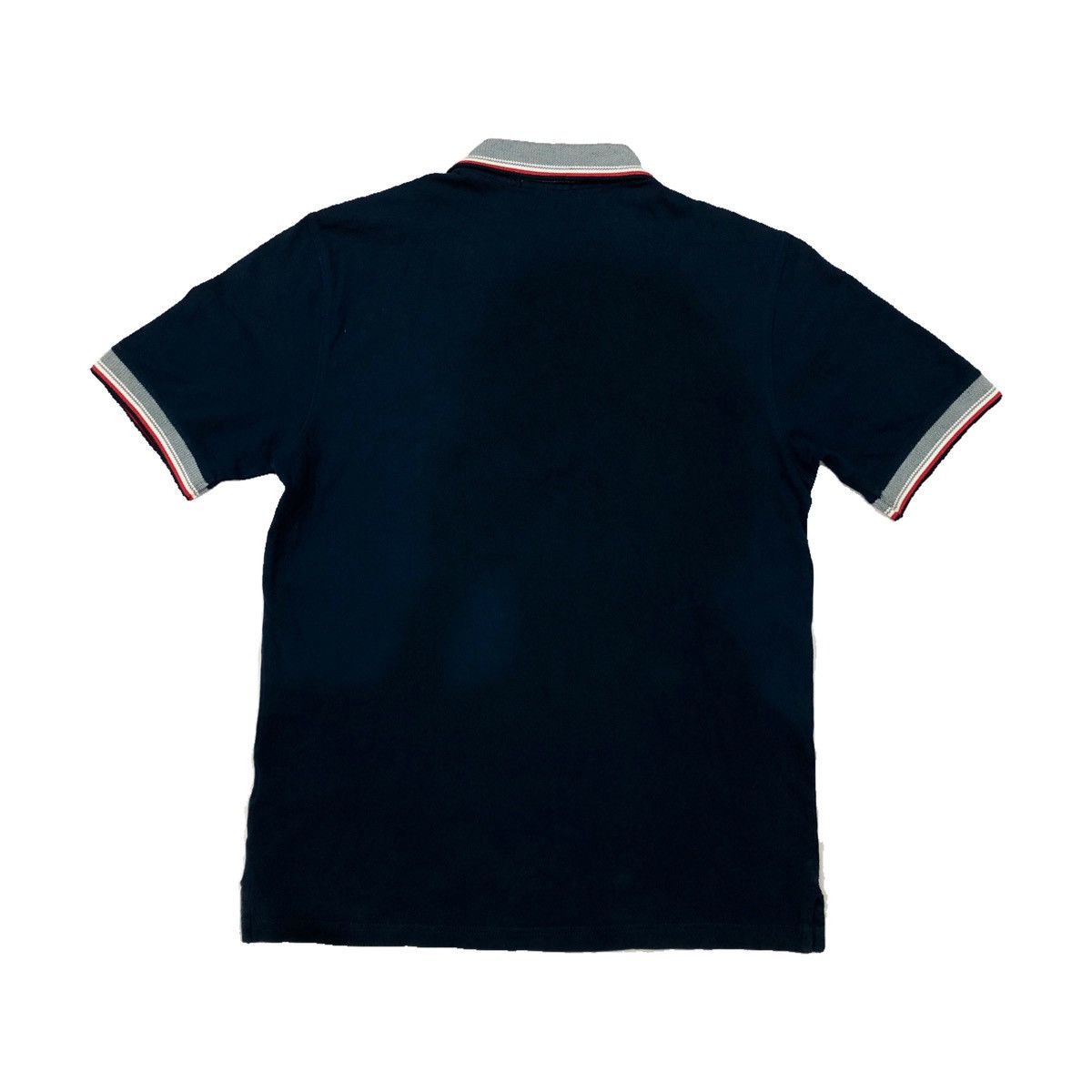 Burberry × Vintage Burberry Brit men's navy check placket polo shirt medium Size US M / EU 48-50 / 2 - 4 Thumbnail