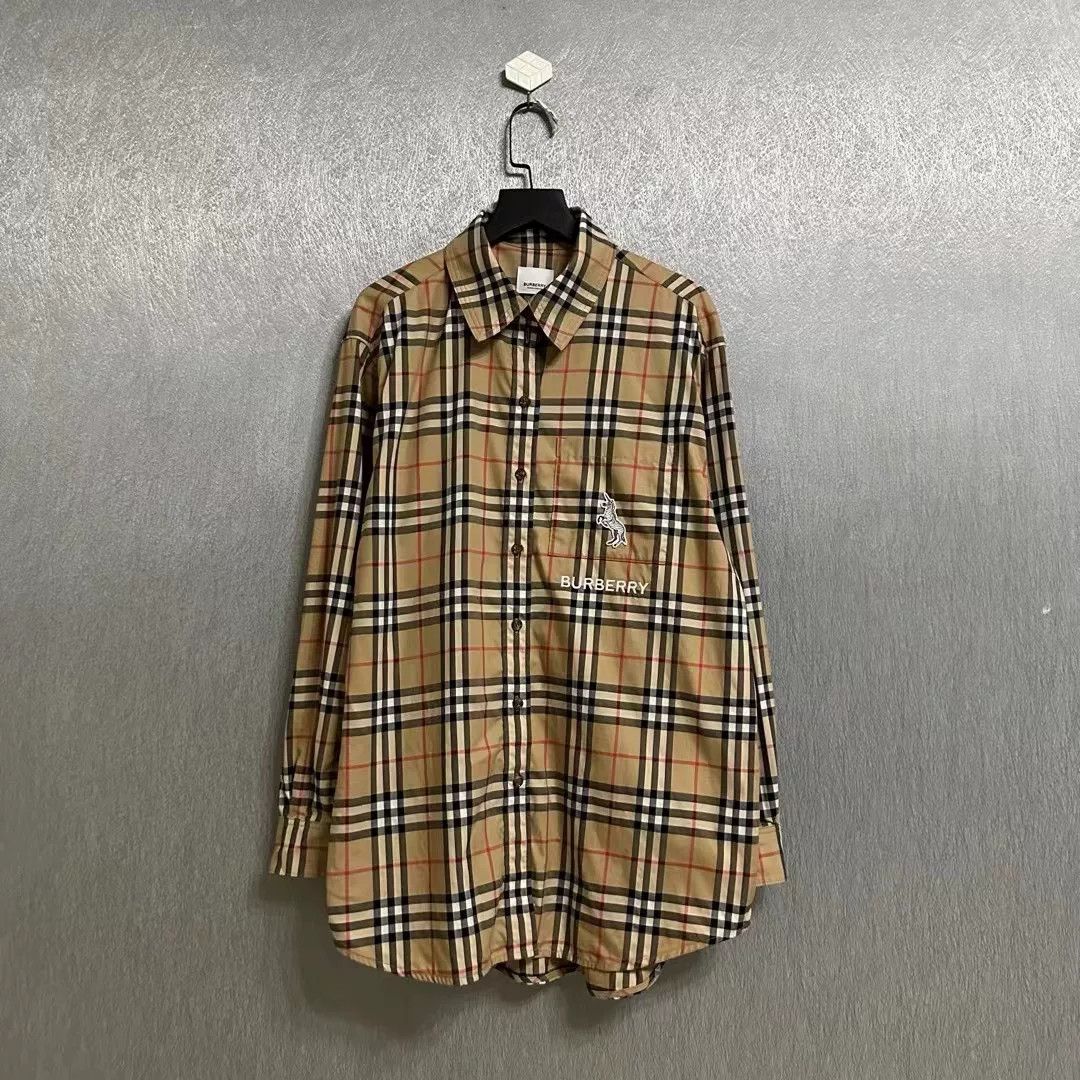 Burberry burberry embroidered shirt size uk8 Size S / US 4 / IT 40 - 1 Thumbnail