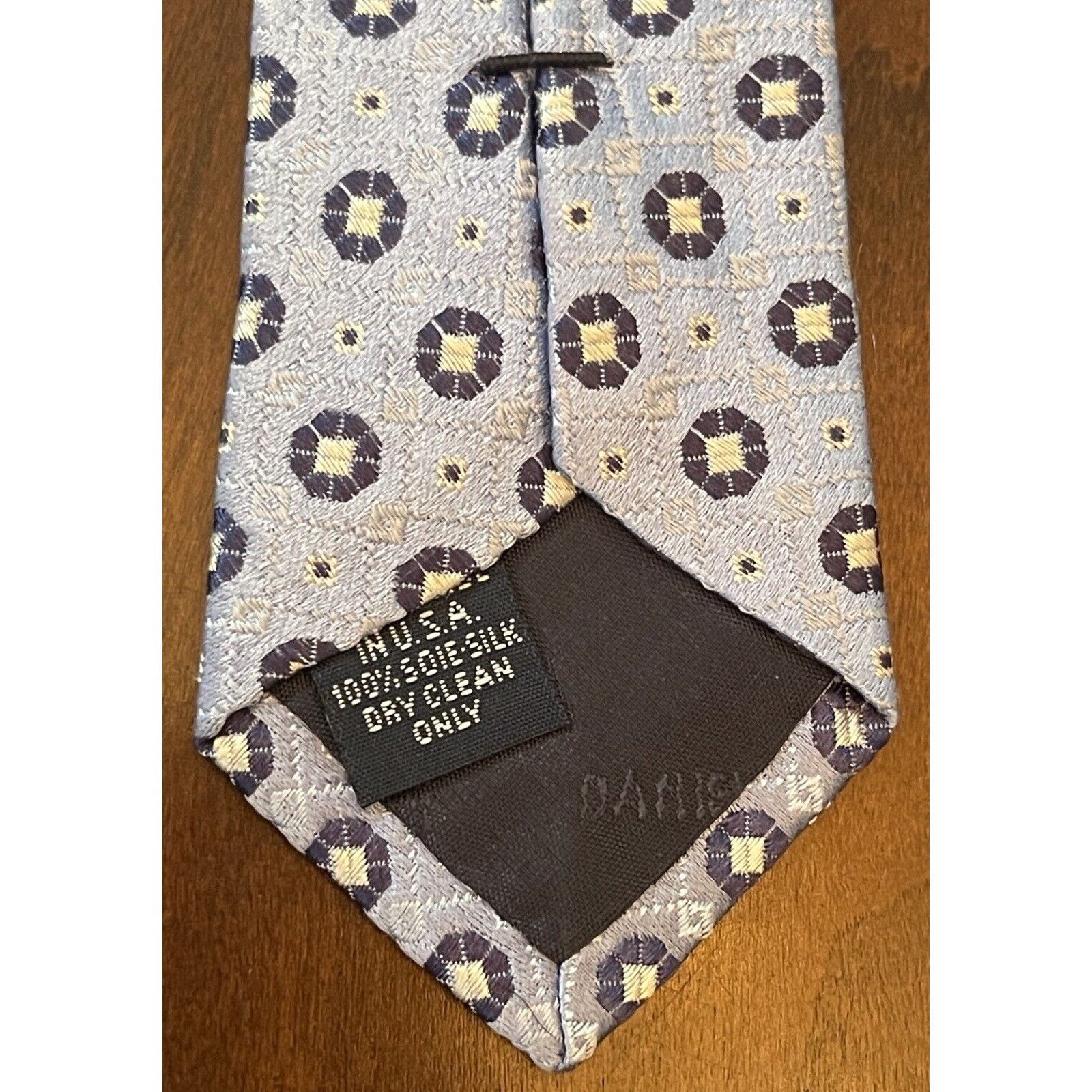 Cremieux Cremieux Blue Hand Made 100% Silk Men’s Neck Tie Made In Usa Size ONE SIZE - 7 Thumbnail