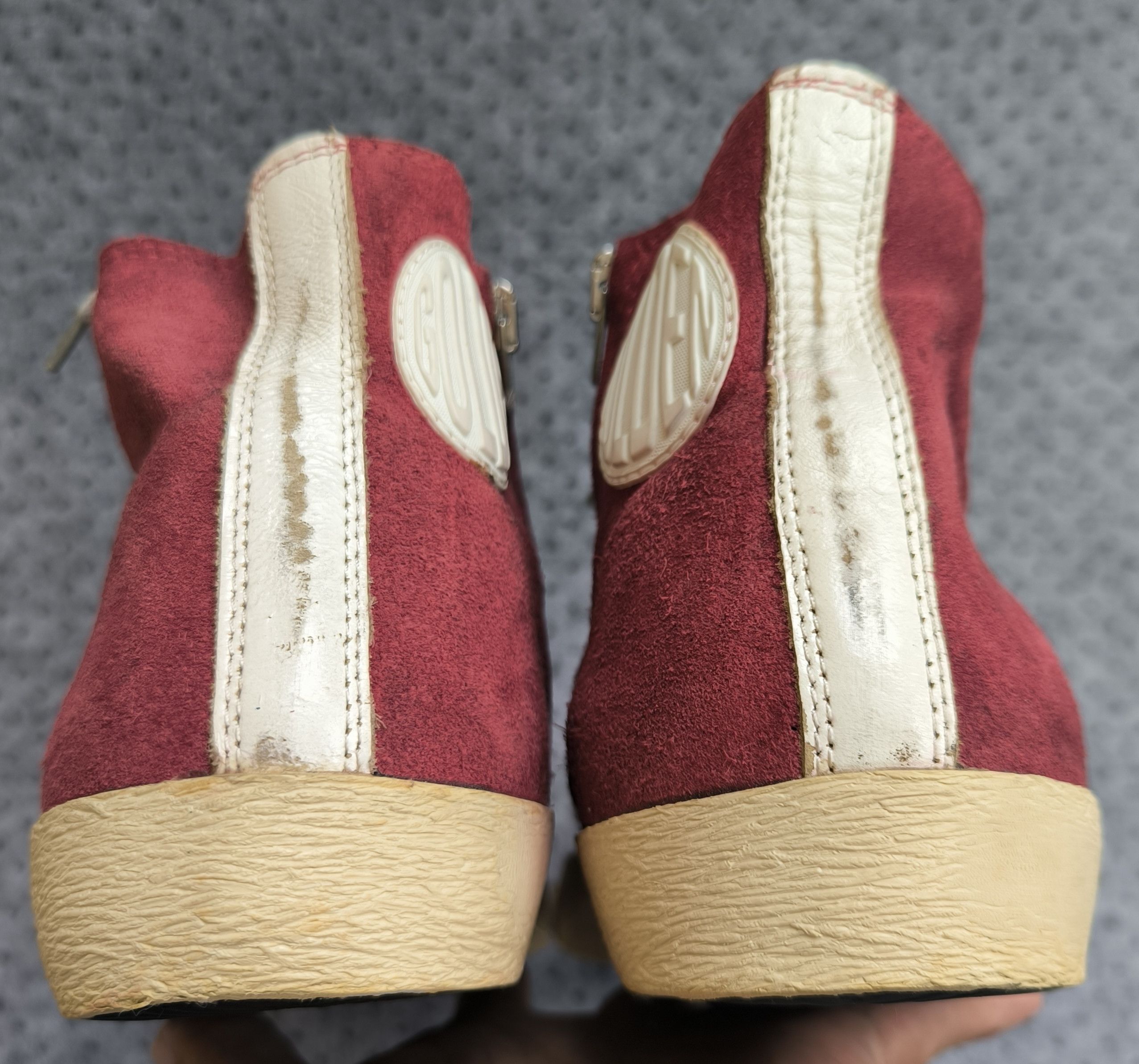 Golden Goose GOLDEN GOOSE men's Francy suede leather mid-cut sneakers Size US 8 / EU 41 - 5 Thumbnail
