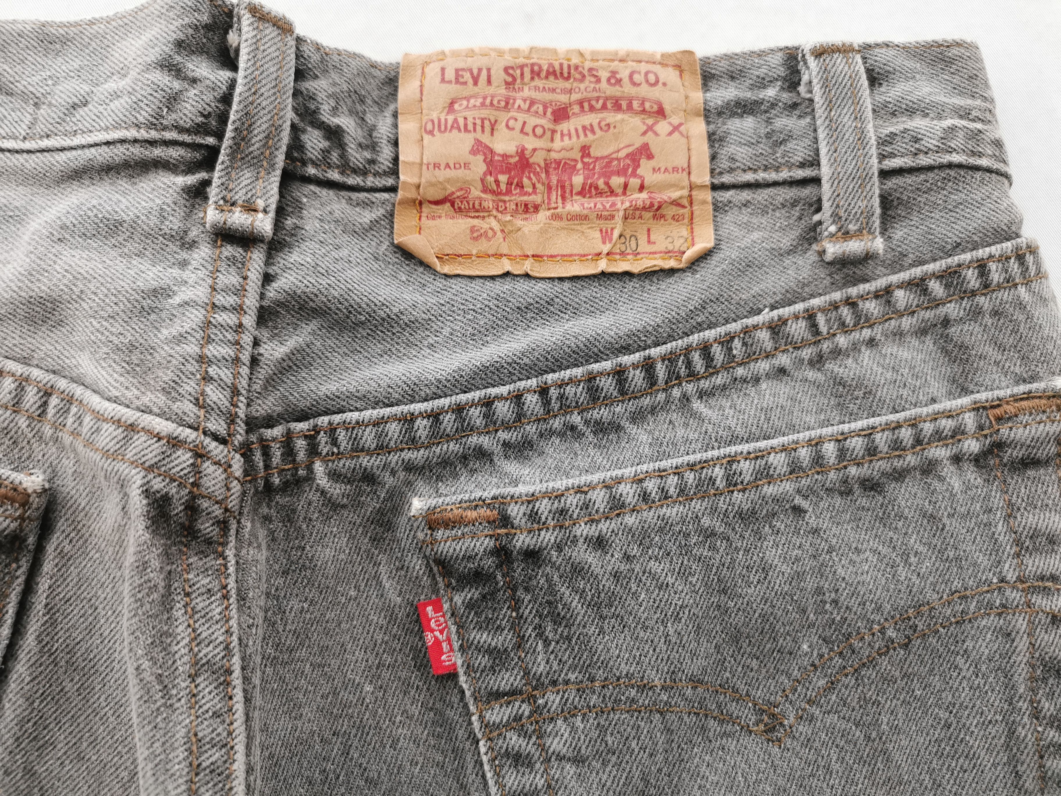 Levi's Vintage 90s Levis Lot 501 Denim Made In USA Size 29/30x32 Size US 29 - 7 Thumbnail