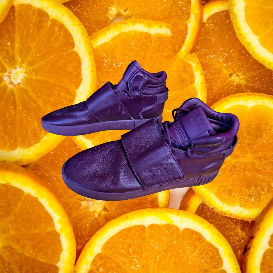 Adidas Adidas Tubular Invader Strap Model Bw0873 Maroon Purple Size Size US 13 / EU 46 - 1 Thumbnail
