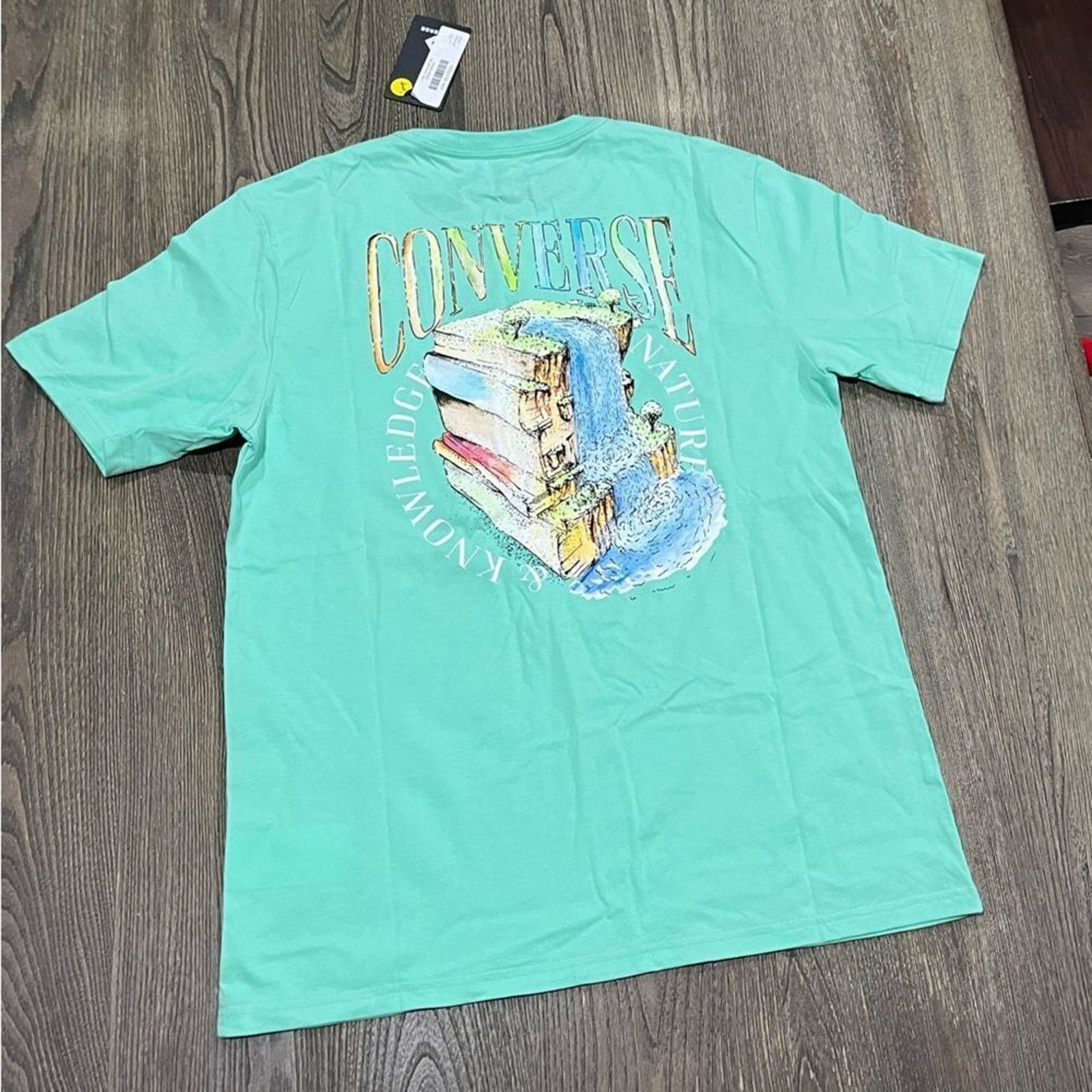 Converse NWT Converse Mens Book Club Graphic T-Shirt Crewneck Size M Size US M / EU 48-50 / 2 - 3 Thumbnail