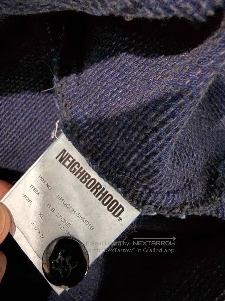 Neighborhood Neighborhood Indigo Sashiko Short Sleeve Cardigan Size US XL / EU 56 / 4 - 4 Thumbnail