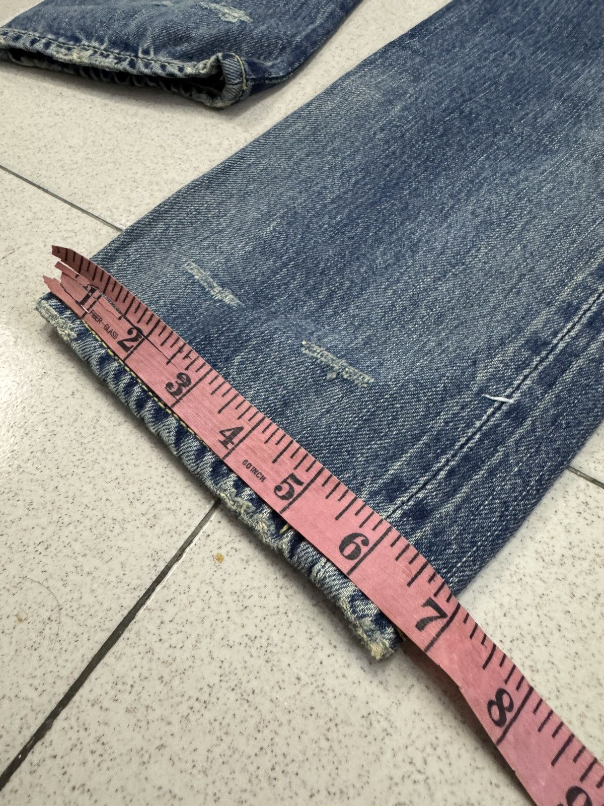 Hysteric Glamour HYSTERIC GLAMOUR SELVEDGE PRINTED JEANS SIZE 28 Size US 28 / EU 44 - 5 Thumbnail
