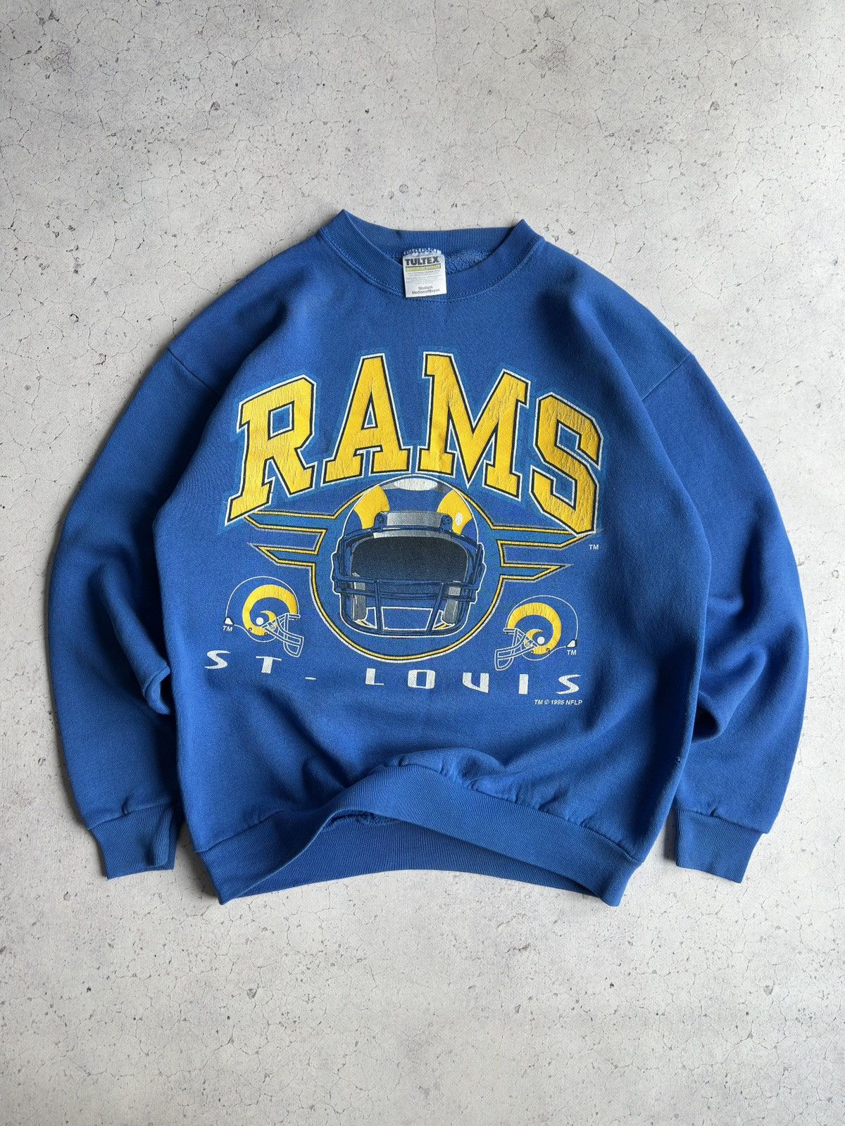 Tultex Vintage 1995 Tultex St. Louis Rams Crewneck Sweatshirt Size US M / EU 48-50 / 2 - 1 Thumbnail