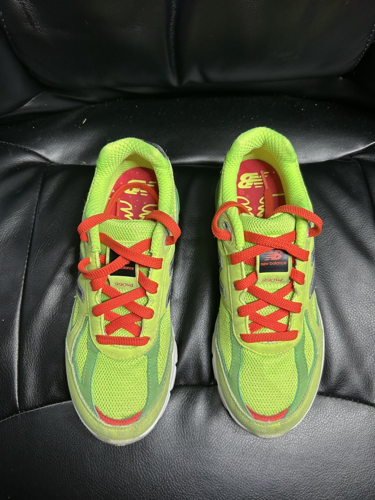 New Balance New Balance “Festive” Green lime Green Festive Red 5.5Y/7W Size US 7 / IT 37 - 8 Thumbnail