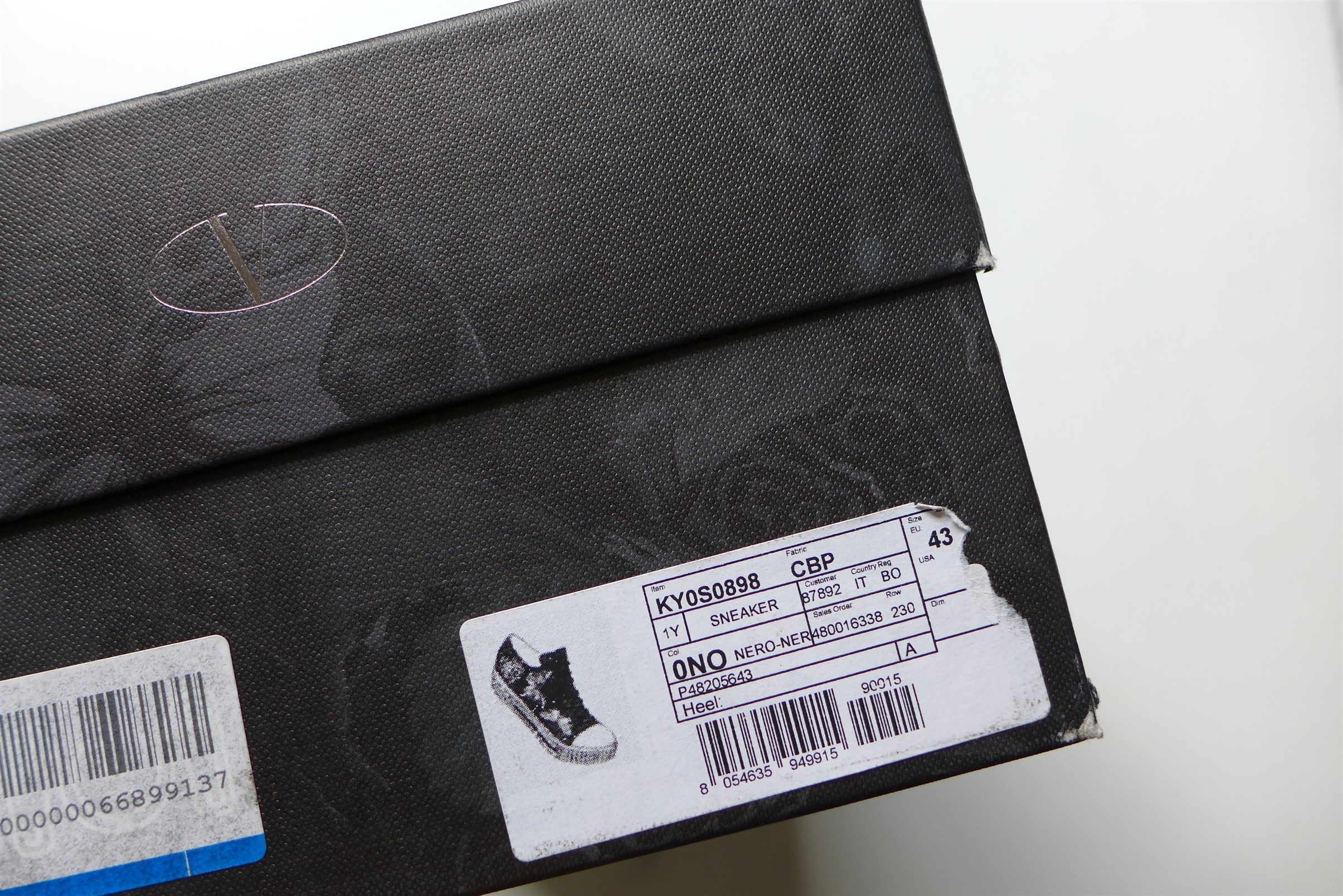 Valentino Valentino CamuButterfly Embroidered Black Sneakers Size US 10 / EU 43 - 21 Thumbnail