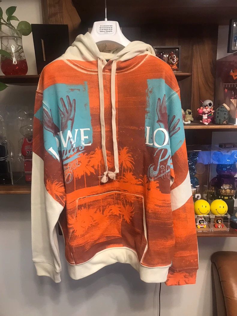LOEWE Palm print hoodie