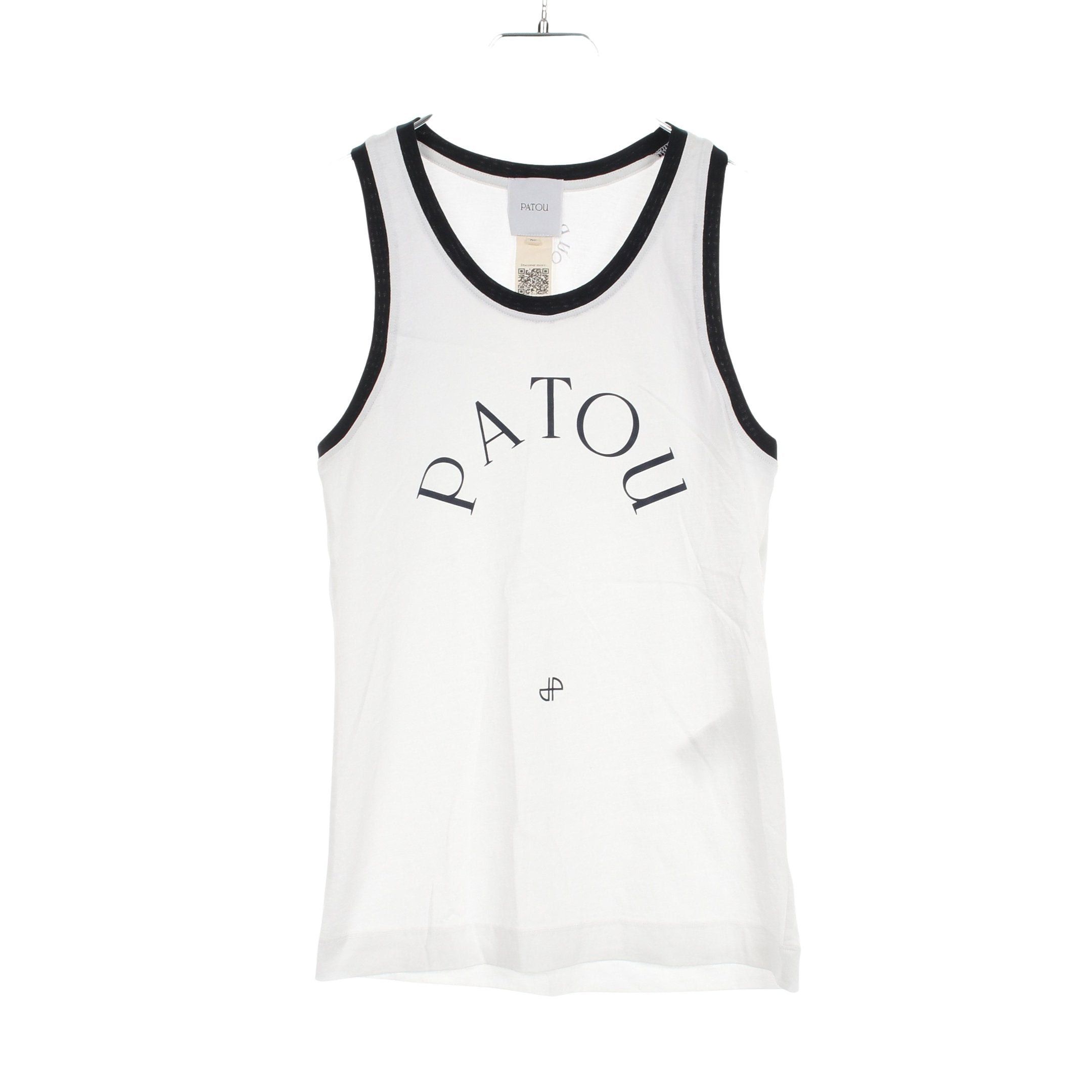 Patou Tank Top Logo Cotton White