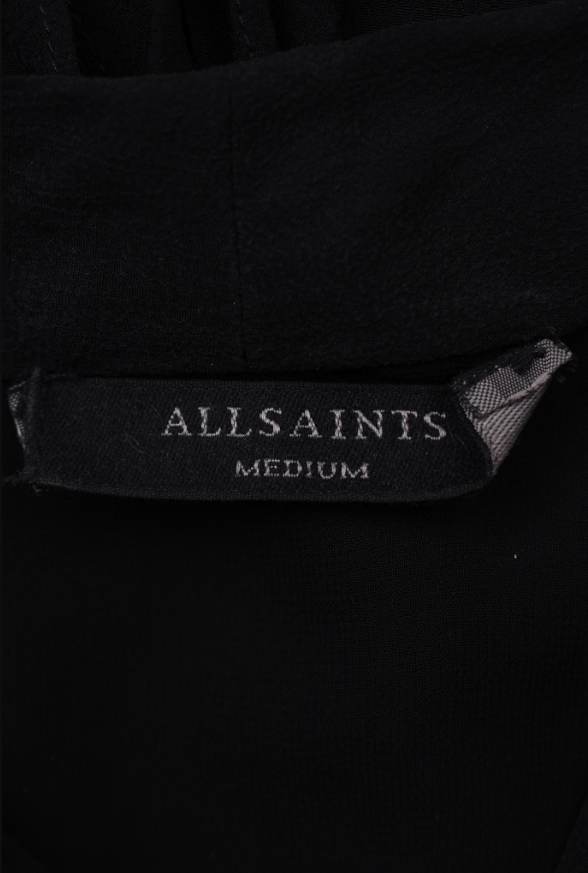 Allsaints Women's Allsaints Black Sleeveless Asymmetrical Dress Size M Size M / US 6-8 / IT 42-44 - 3 Thumbnail