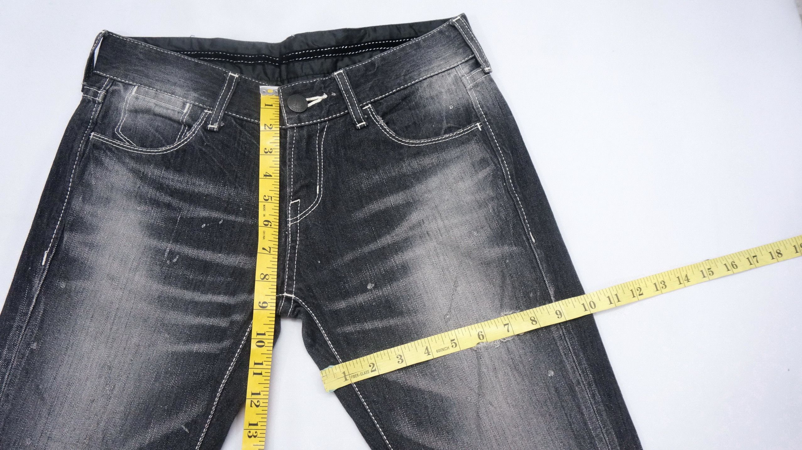 Japanese Brand 💥 Japan Murder License Ripped Distressed Jeans Size US 30 / EU 46 - 12 Thumbnail