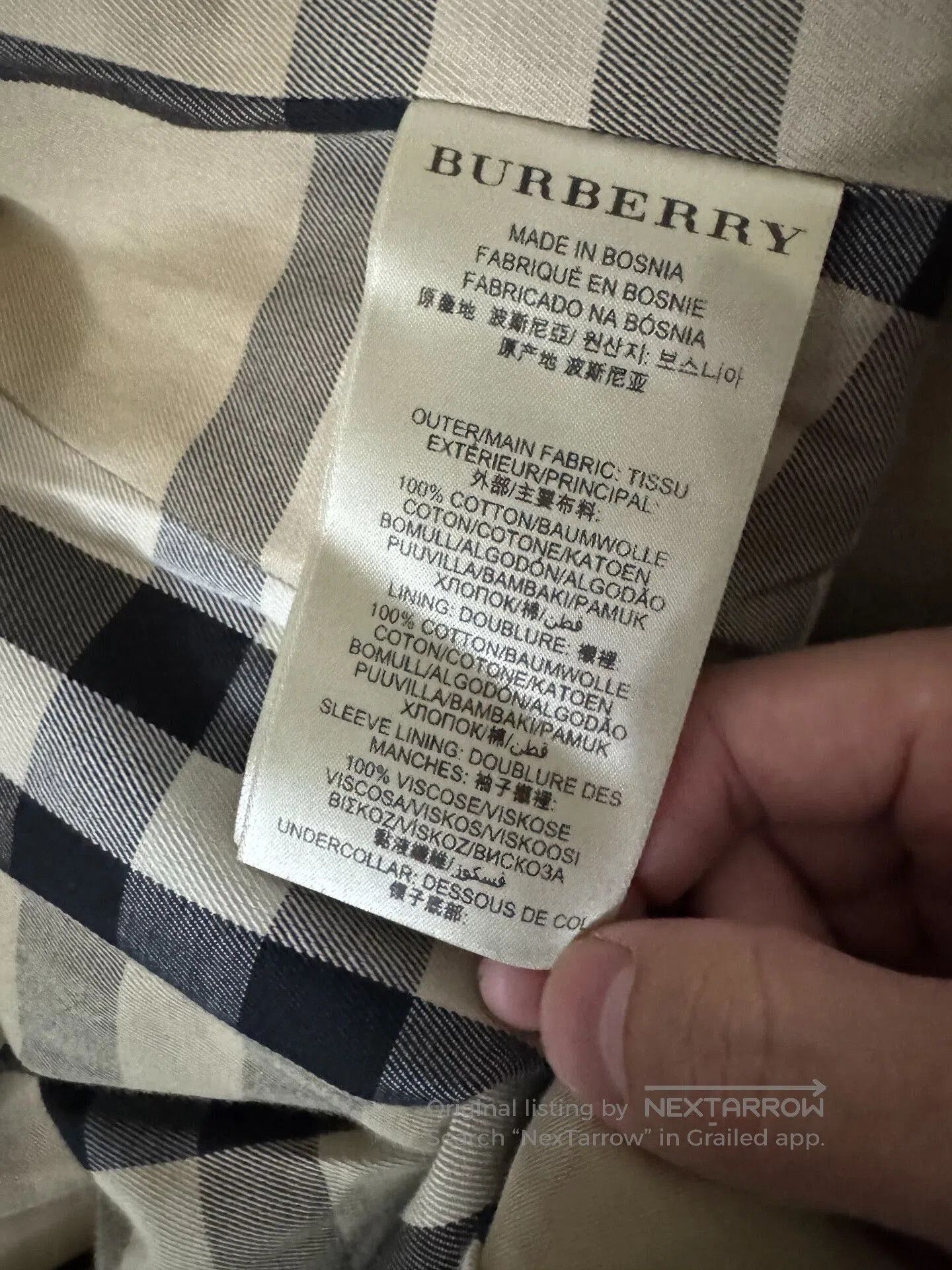 Burberry burberry double-breasted trench coat. Size S / US 4 / IT 40 - 5 Thumbnail