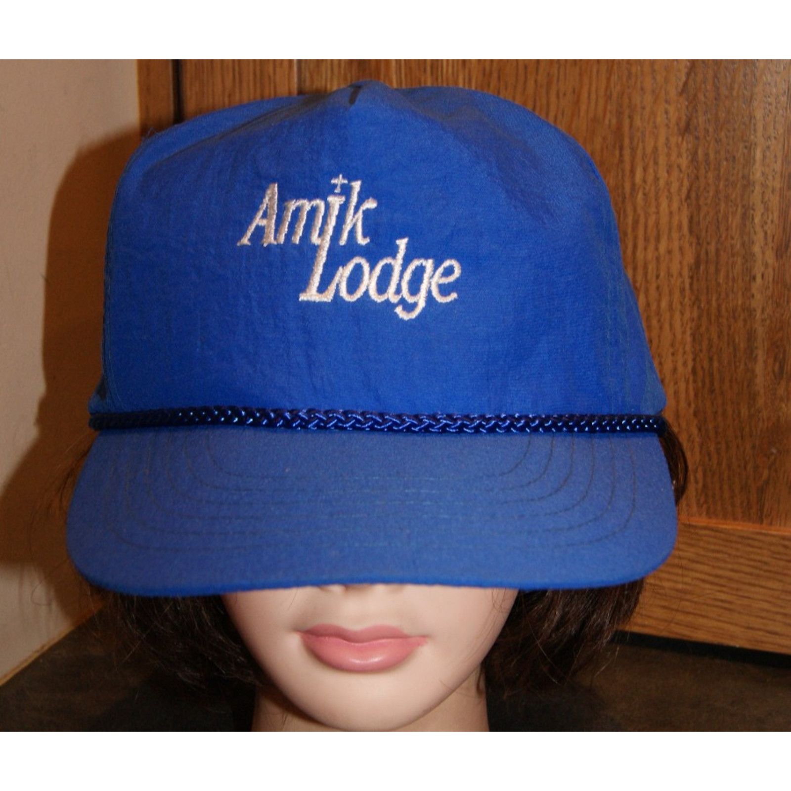 Vintage VTG Amik Lodge Deer Lake Ontario Canada Rope Trucker Hat Cap Size ONE SIZE - 1 Thumbnail