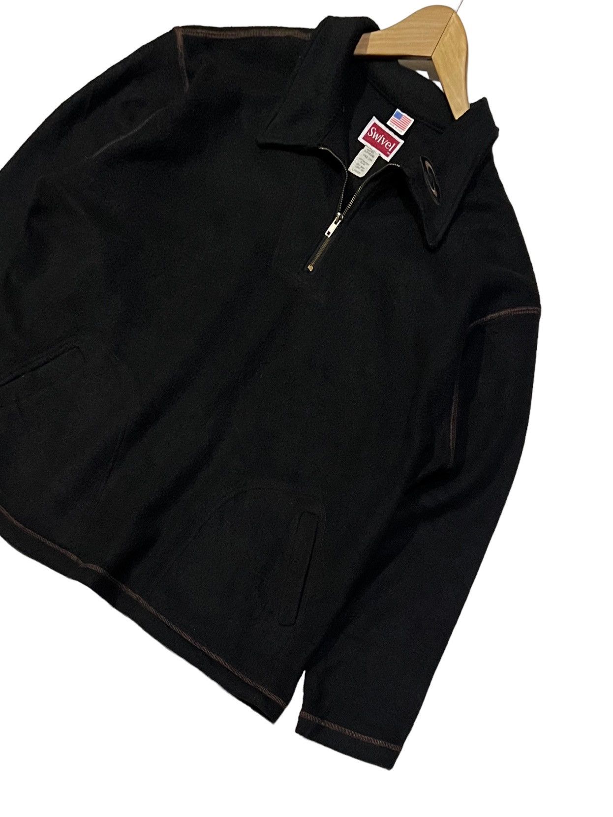 Vintage VINTAGE SWIVEL HALF ZIP EMBROIDERY SMALL LOGO OVERSIZE USA Size US XL / EU 56 / 4 - 6 Thumbnail