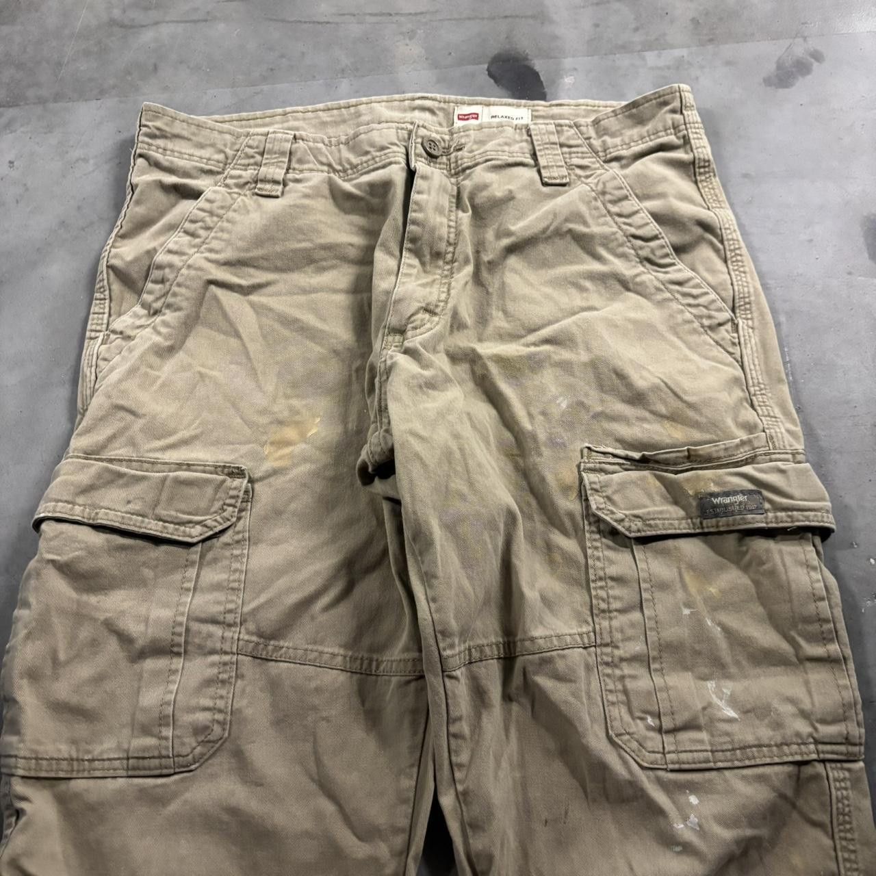 Vintage Crazy Vintage Y2K/2000s Grunge Khaki Tan Streetwear Cargo Pants! 32x30 Size US 32 / EU 48 - 5 Thumbnail