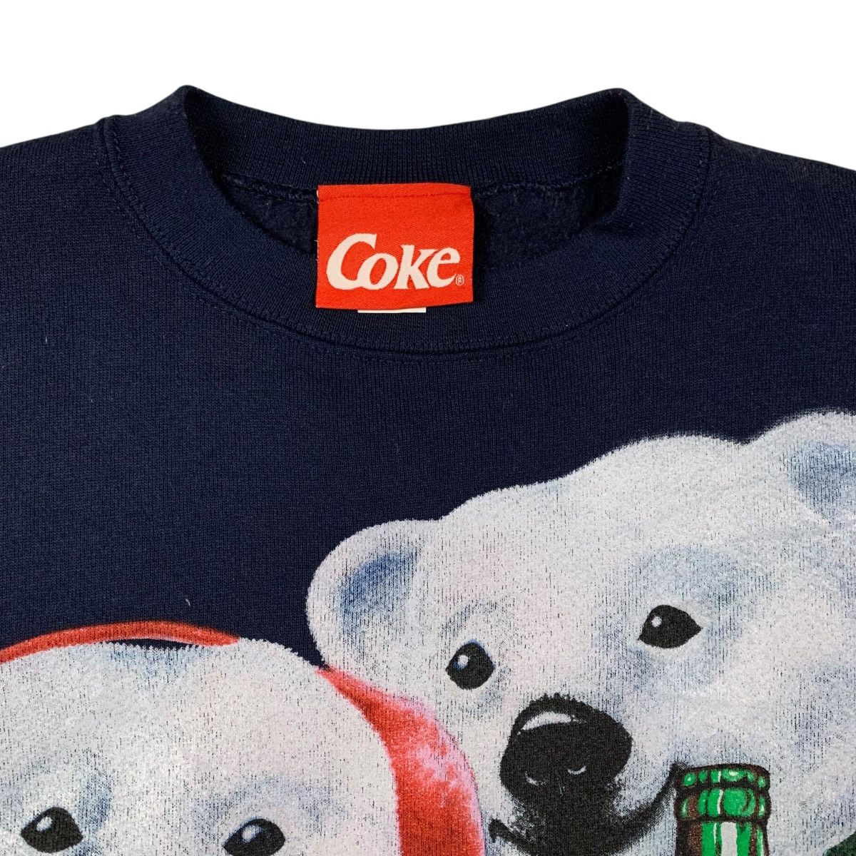 Coca Cola × Vintage 1994 Coca-Cola Bear Biglogo Sweater Size US L / EU 52-54 / 3 - 5 Thumbnail