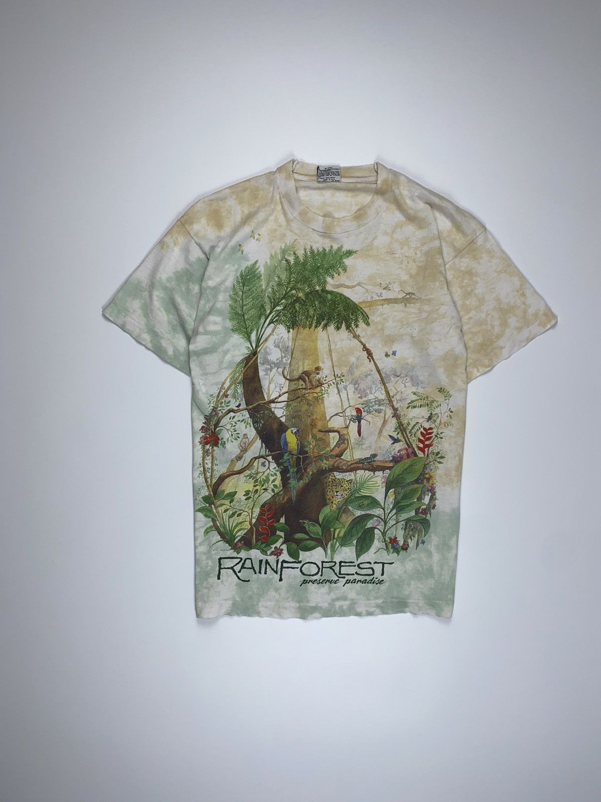 🚨 1999 Liquid blue vintage T-shirt tee forest animal mans L