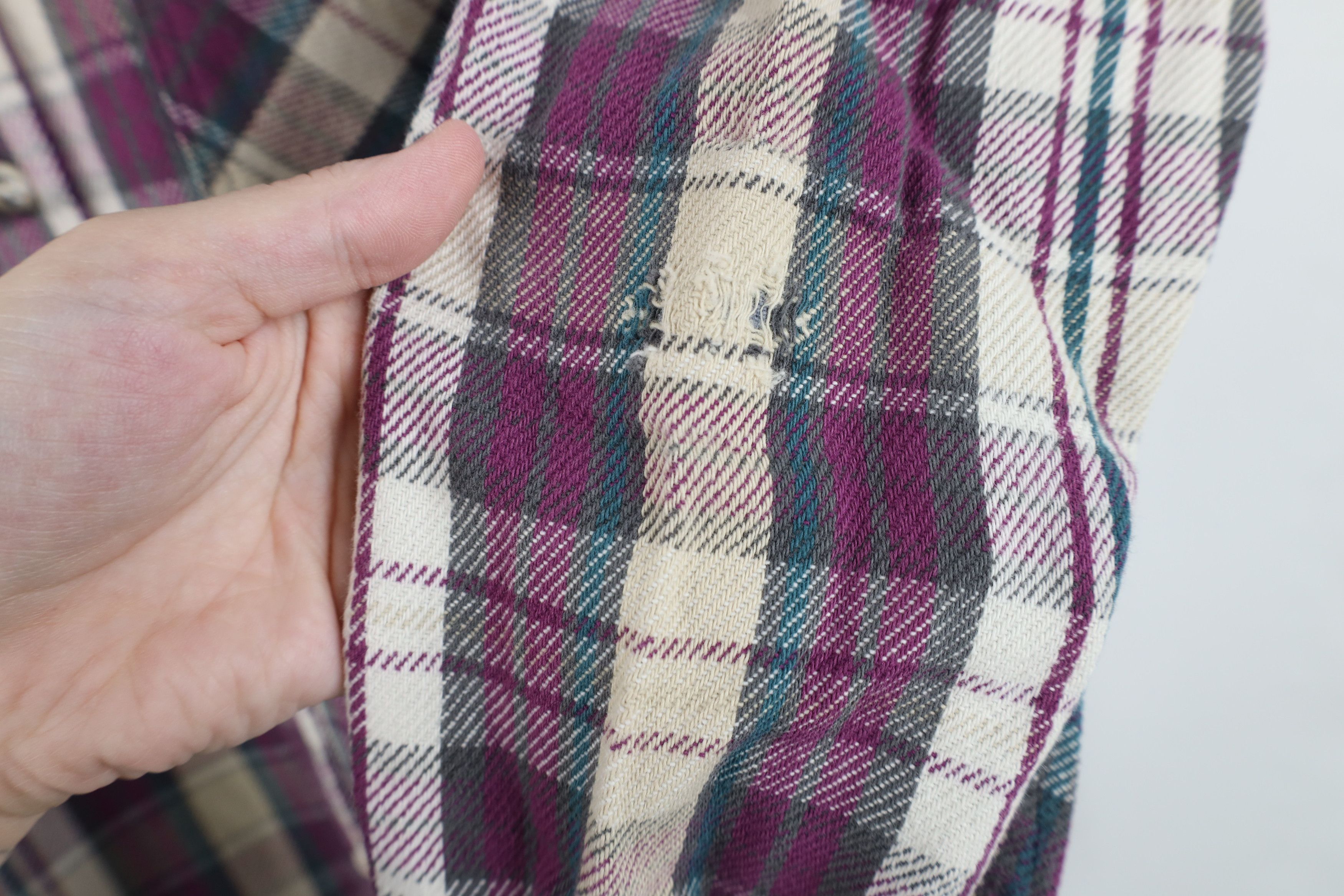 Vintage Vintage 90s Streetwear Heavyweight Flannel Button Shirt USA Size US M / EU 48-50 / 2 - 7 Thumbnail