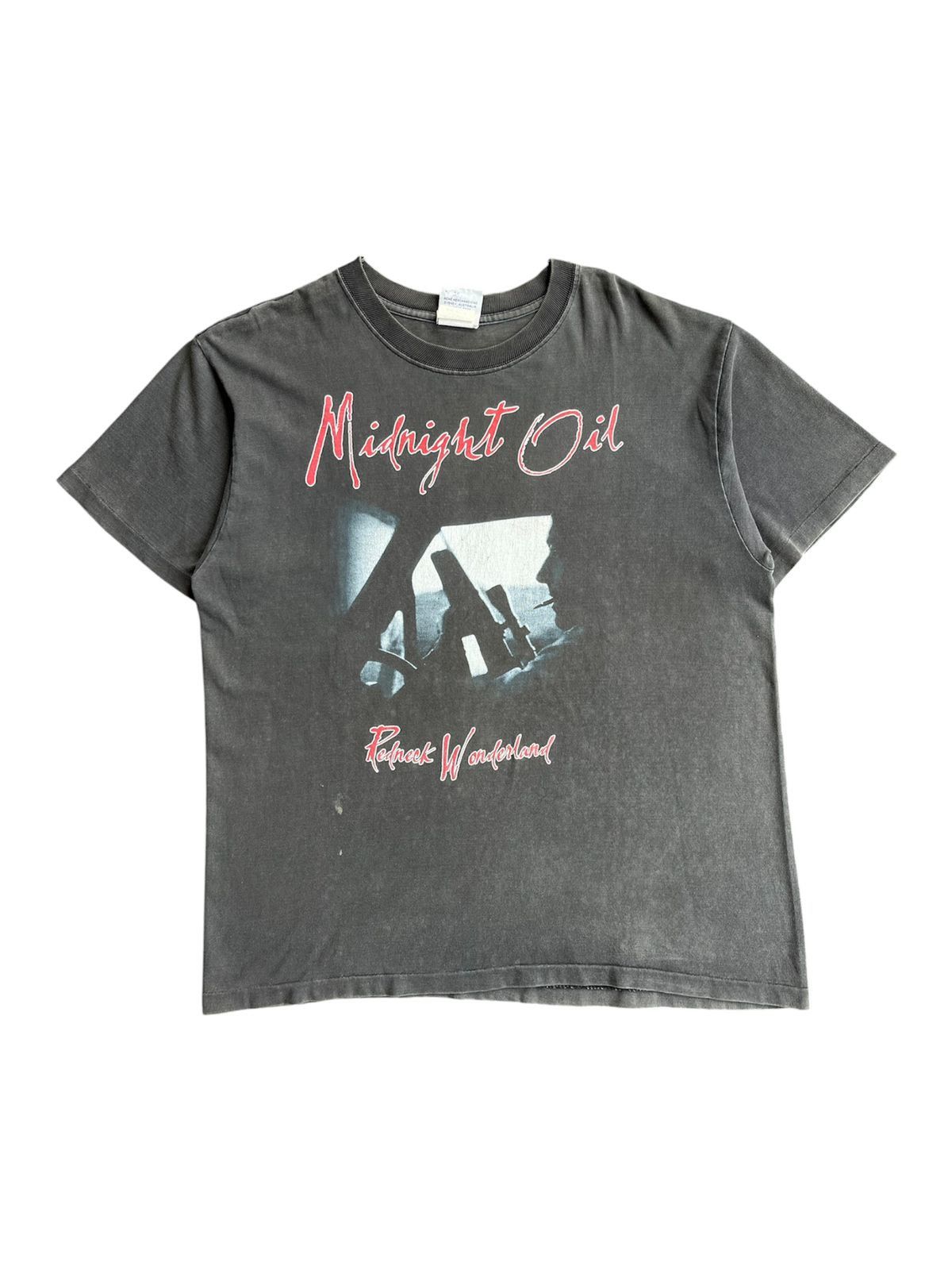 Band Tees 90s Midnight Oil Tshirt Size US L / EU 52-54 / 3 - 1 Thumbnail