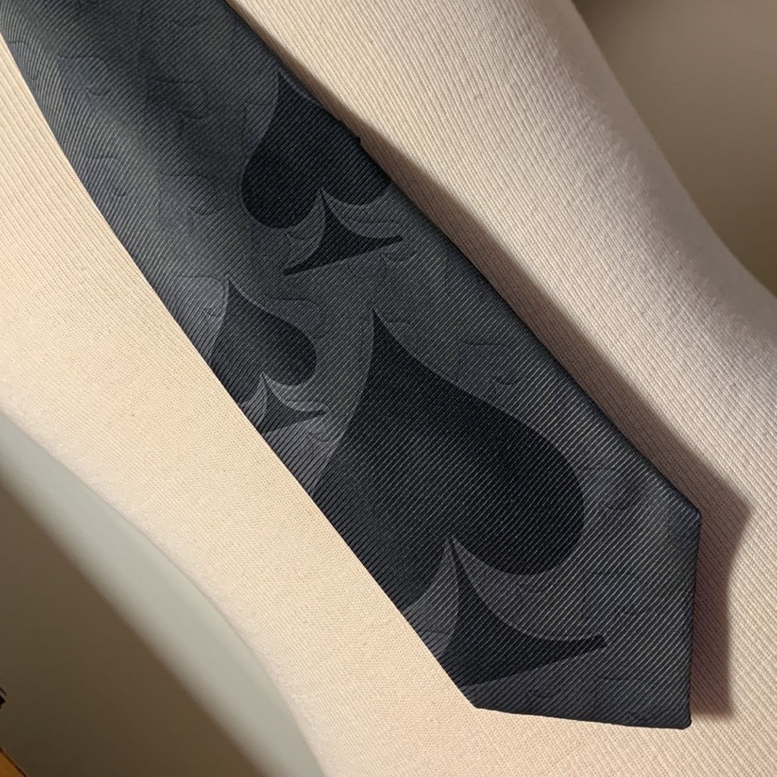 Vintage Ace of spades poker betting gambler necktie Size ONE SIZE - 7 Thumbnail