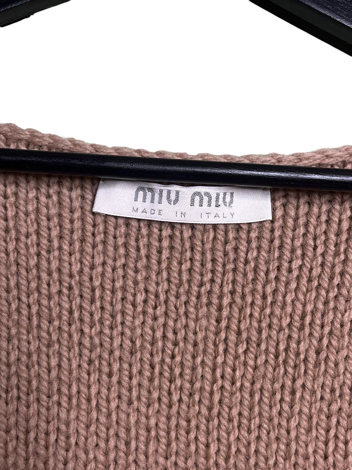 Miu Miu Miu Miu FW2000 Runway Look 7 Wool Knit Top IT42 Size M / US 6-8 / IT 42-44 - 6 Thumbnail