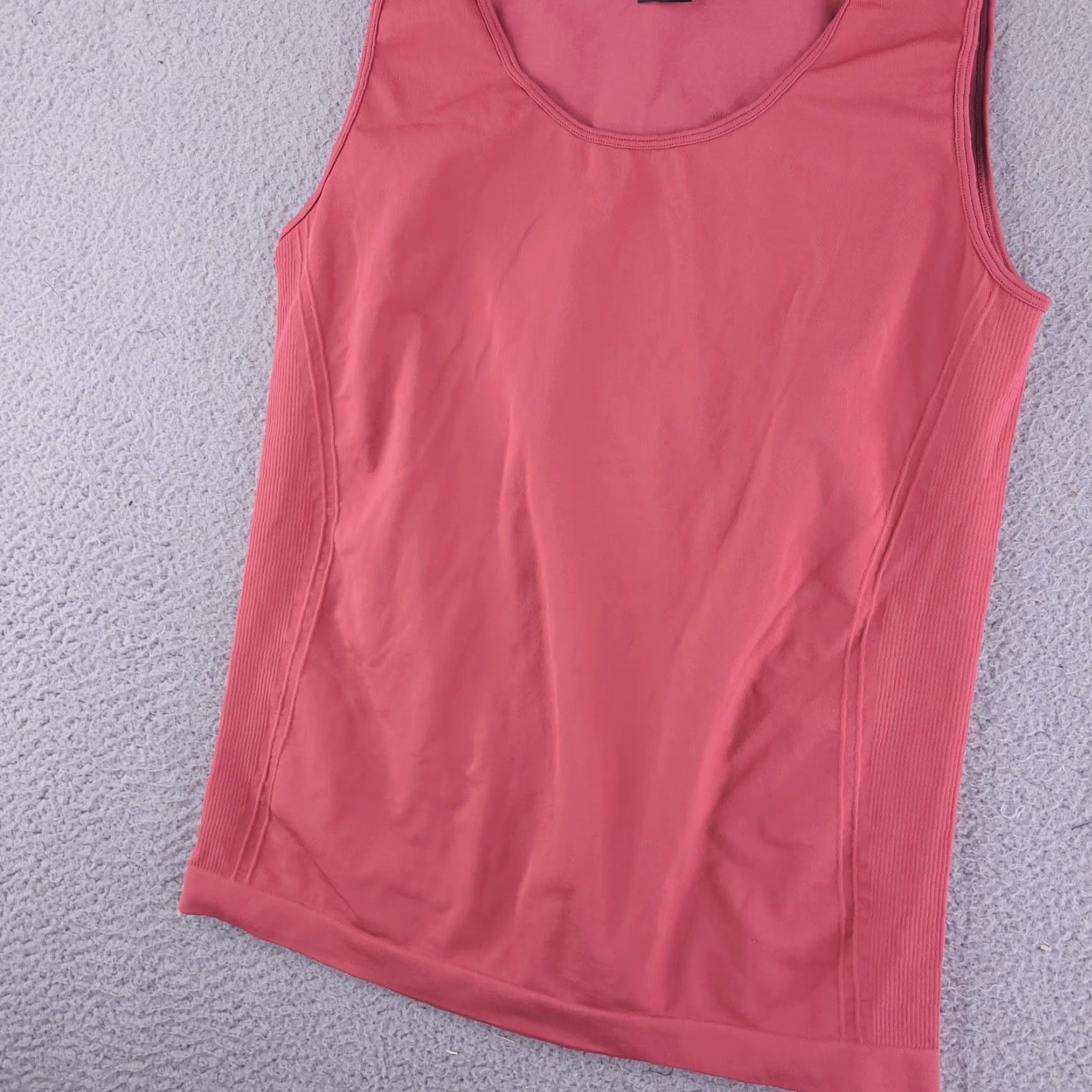 Mango Crivit Shirt Womens XL Tank Pink Orange Mango Sports Running Jogging Activewear Size XL / US 12-14 / IT 48-50 - 3 Thumbnail