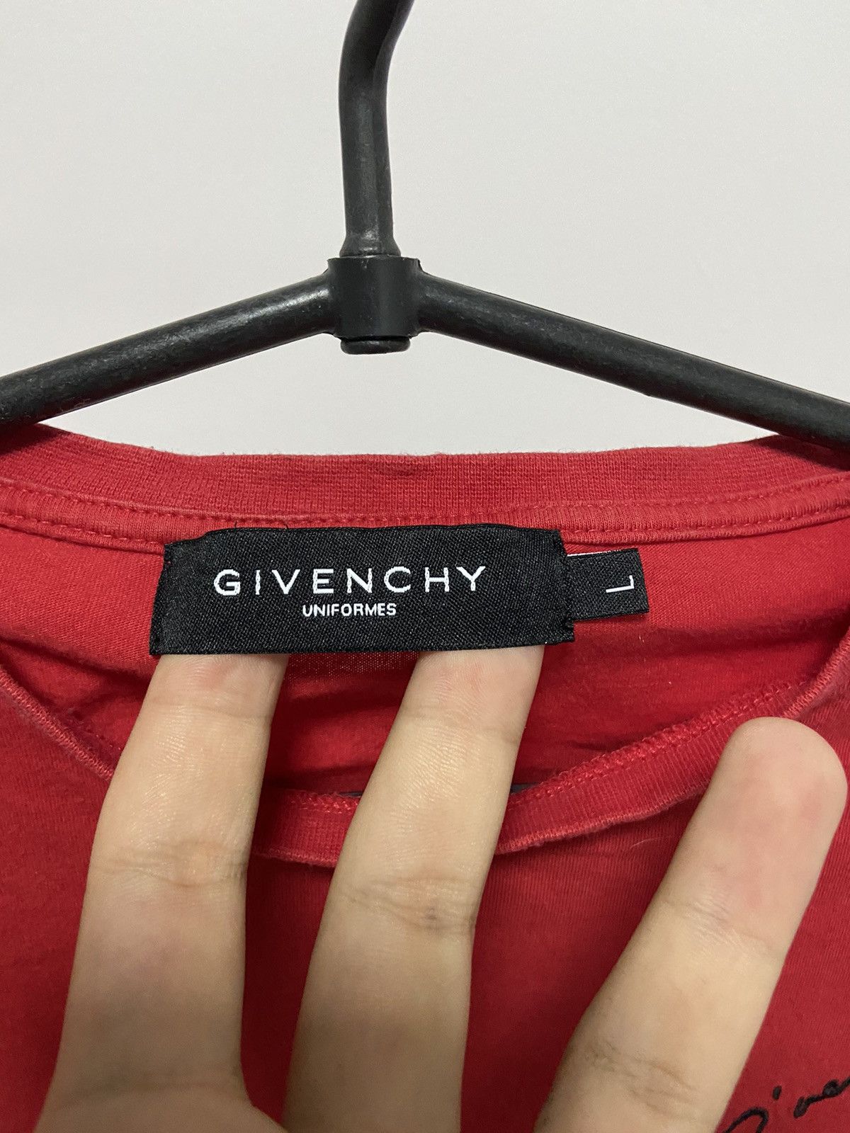 Givenchy Givenchy Longsleeve Vintage Luxury Small Big Logo Size L / US 10 / IT 46 - 5 Thumbnail