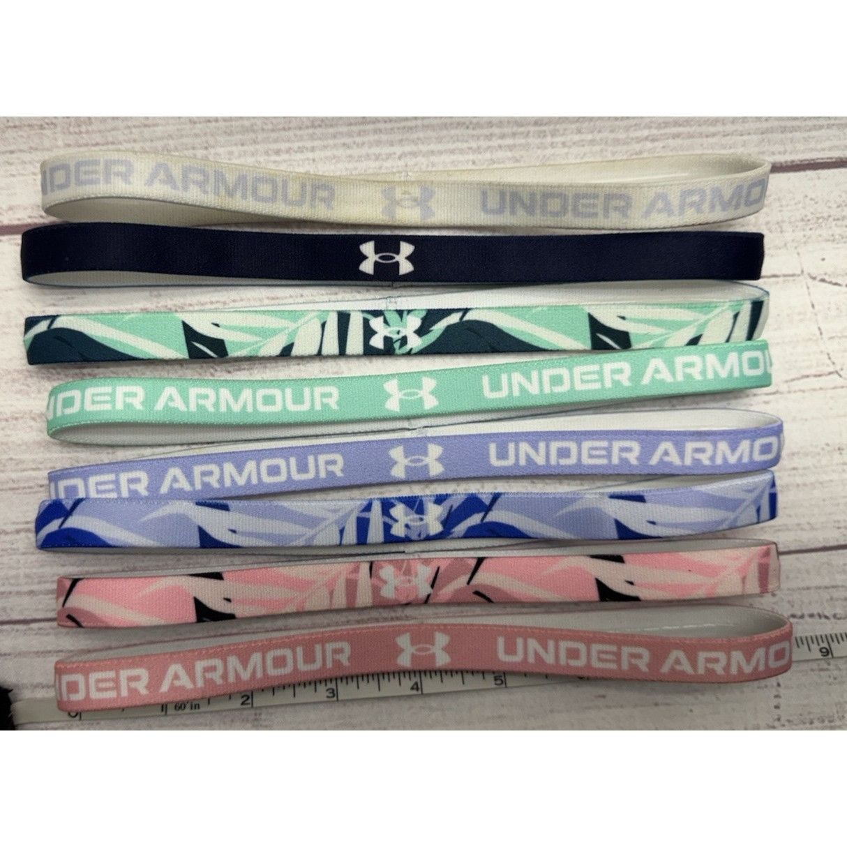 Under Armour UNDER ARMOUR Headband 8-Pack - Adult Logo Bands - EUC Size ONE SIZE - 3 Thumbnail