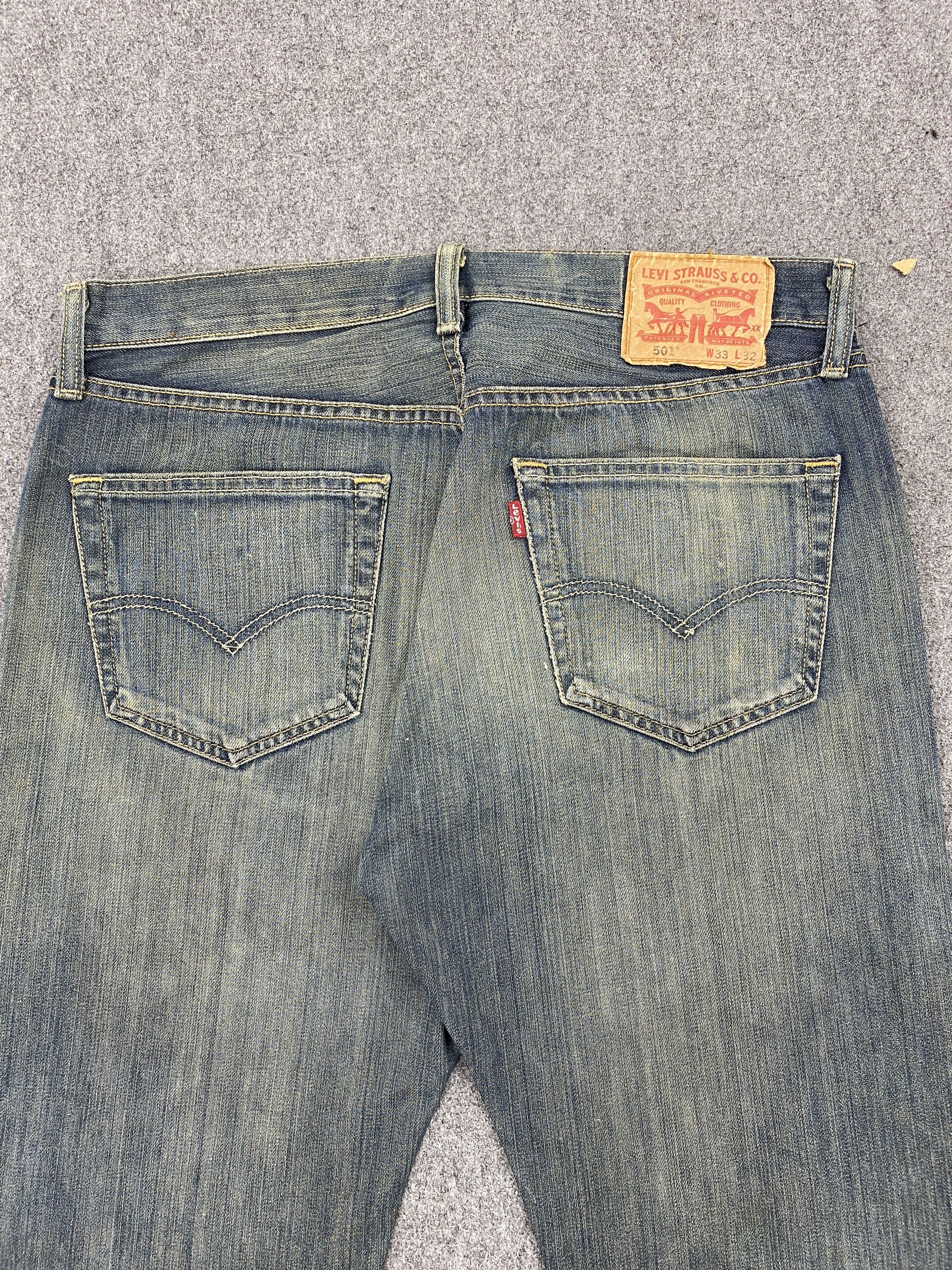 Levi's Rusty Vintage Levis 501 Blue Jeans DP2344 Size US 32 / EU 48 - 4 Thumbnail