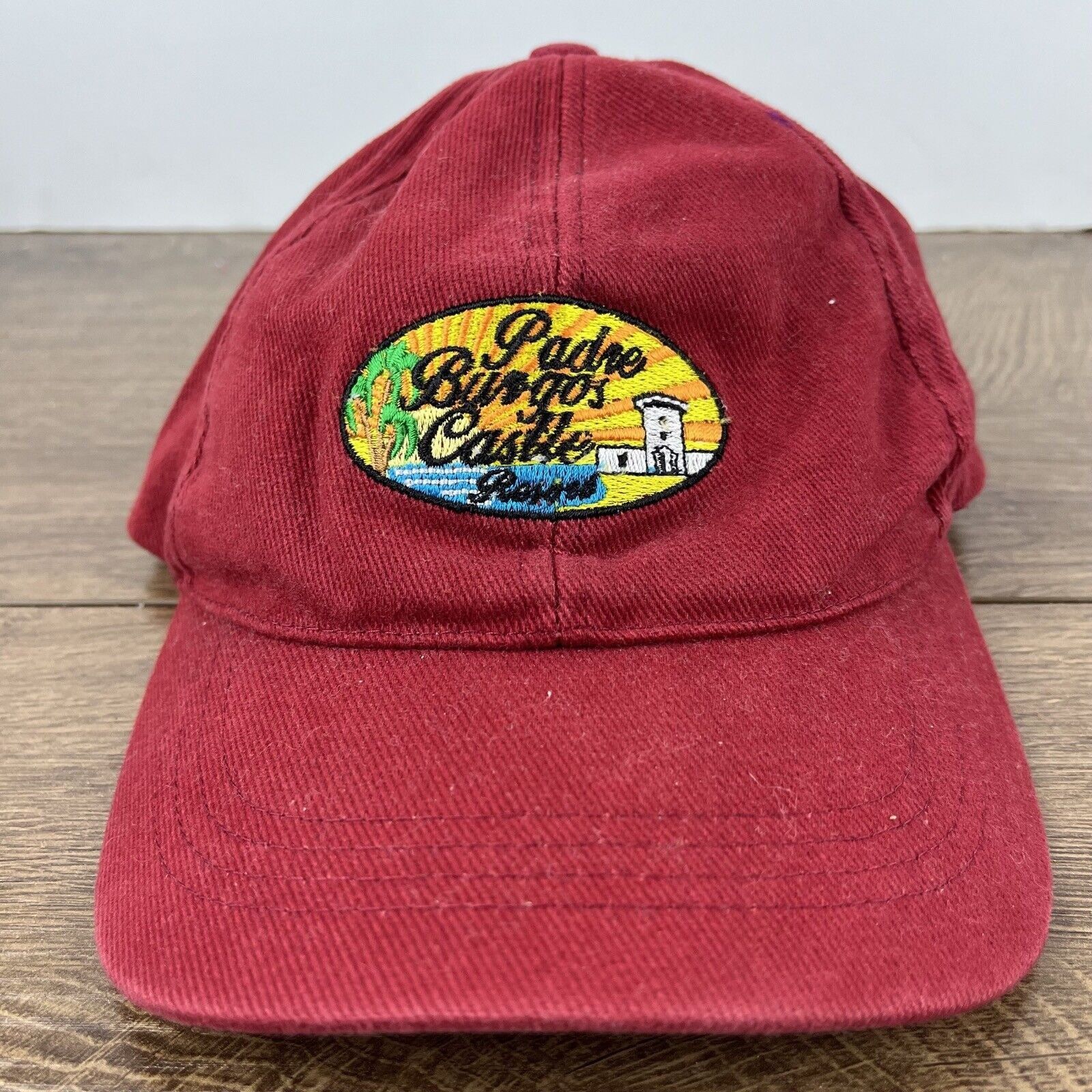 Other Padre Bingos Castle Hat Red Cap Adjustable Hat Red Adult Fit Size ONE SIZE - 4 Thumbnail
