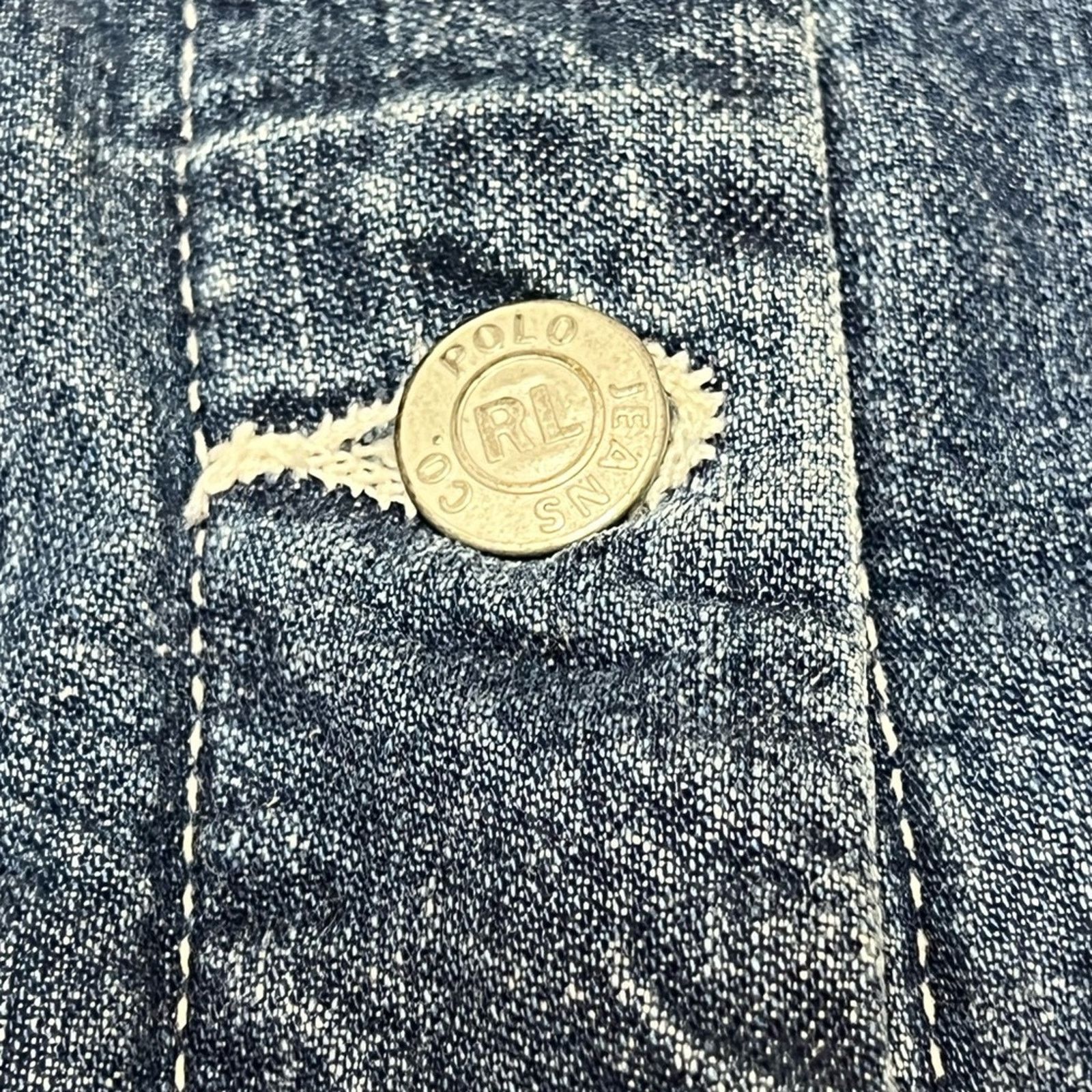 Polo Ralph Lauren Vintage Polo Jeans Co. Ralph Lauren Women Denim Jacket Lydia Size XL / US 12-14 / IT 48-50 - 3 Thumbnail