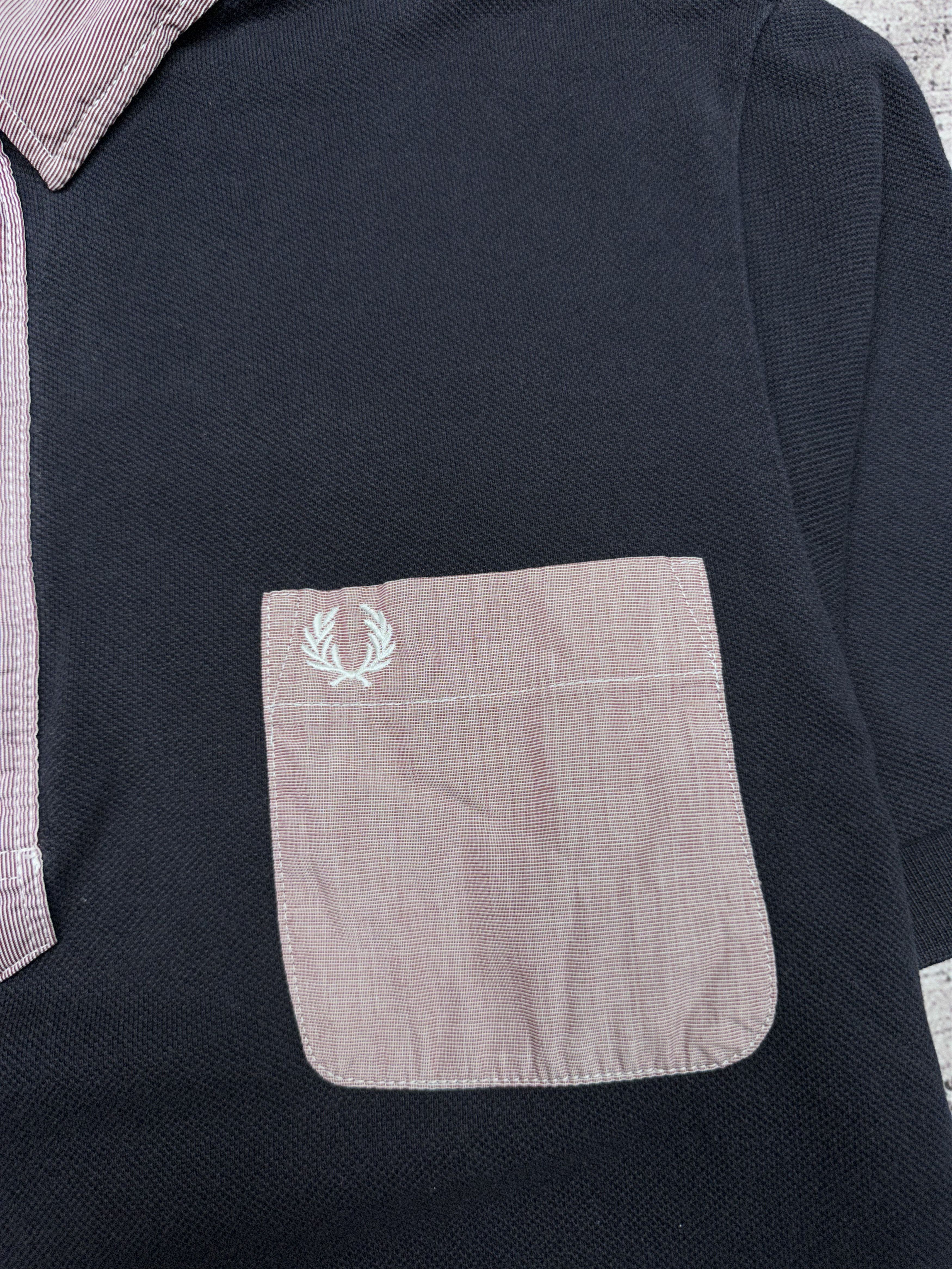 Fred Perry × Vintage Fred Perry Vintage Mens Polo Shirt Size US L / EU 52-54 / 3 - 3 Thumbnail