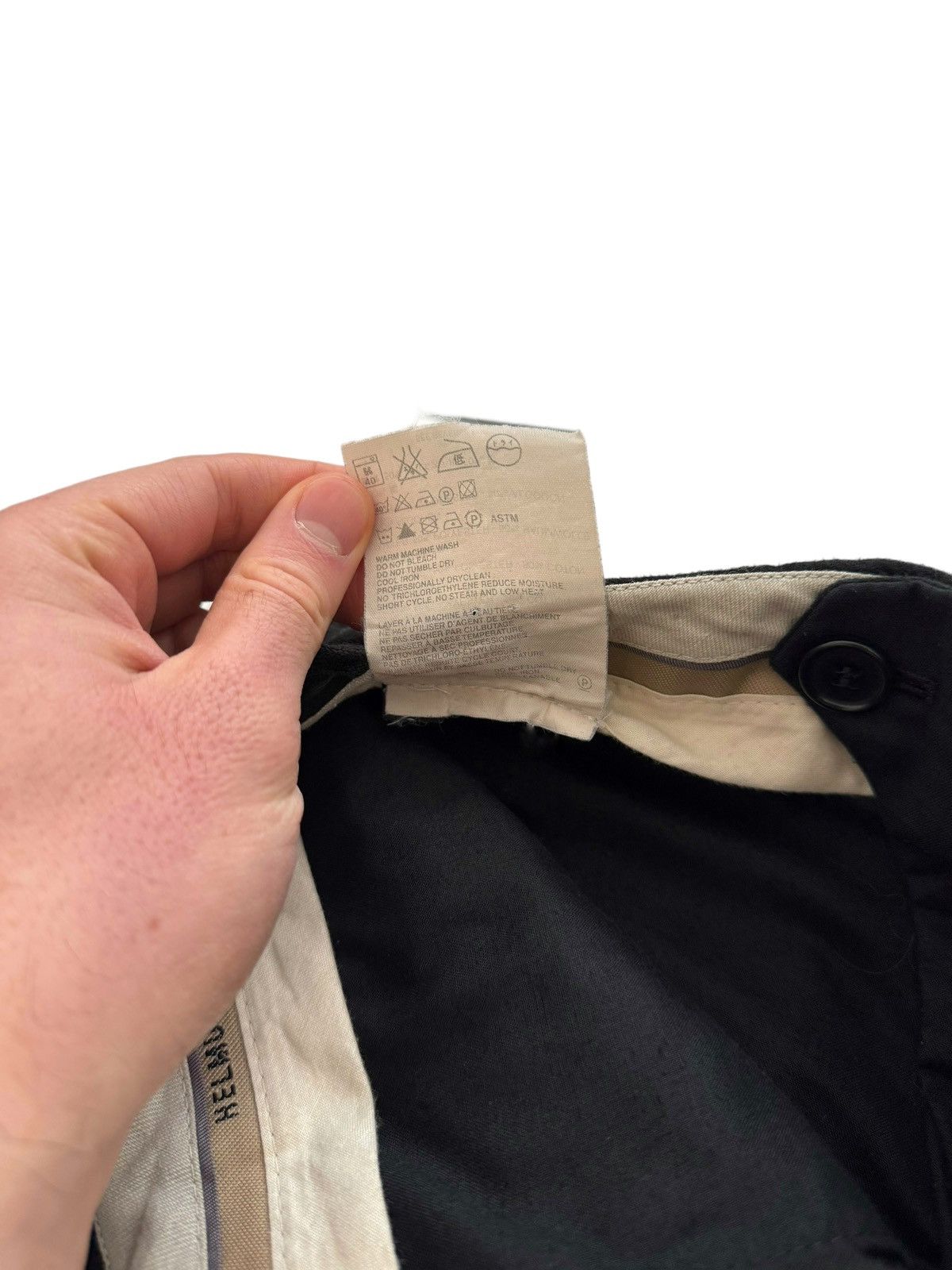 Helmut Lang Sz50 Bondage 2004 Strap Cargo Felted Cotton Trouser Size US 34 / EU 50 - 13 Thumbnail