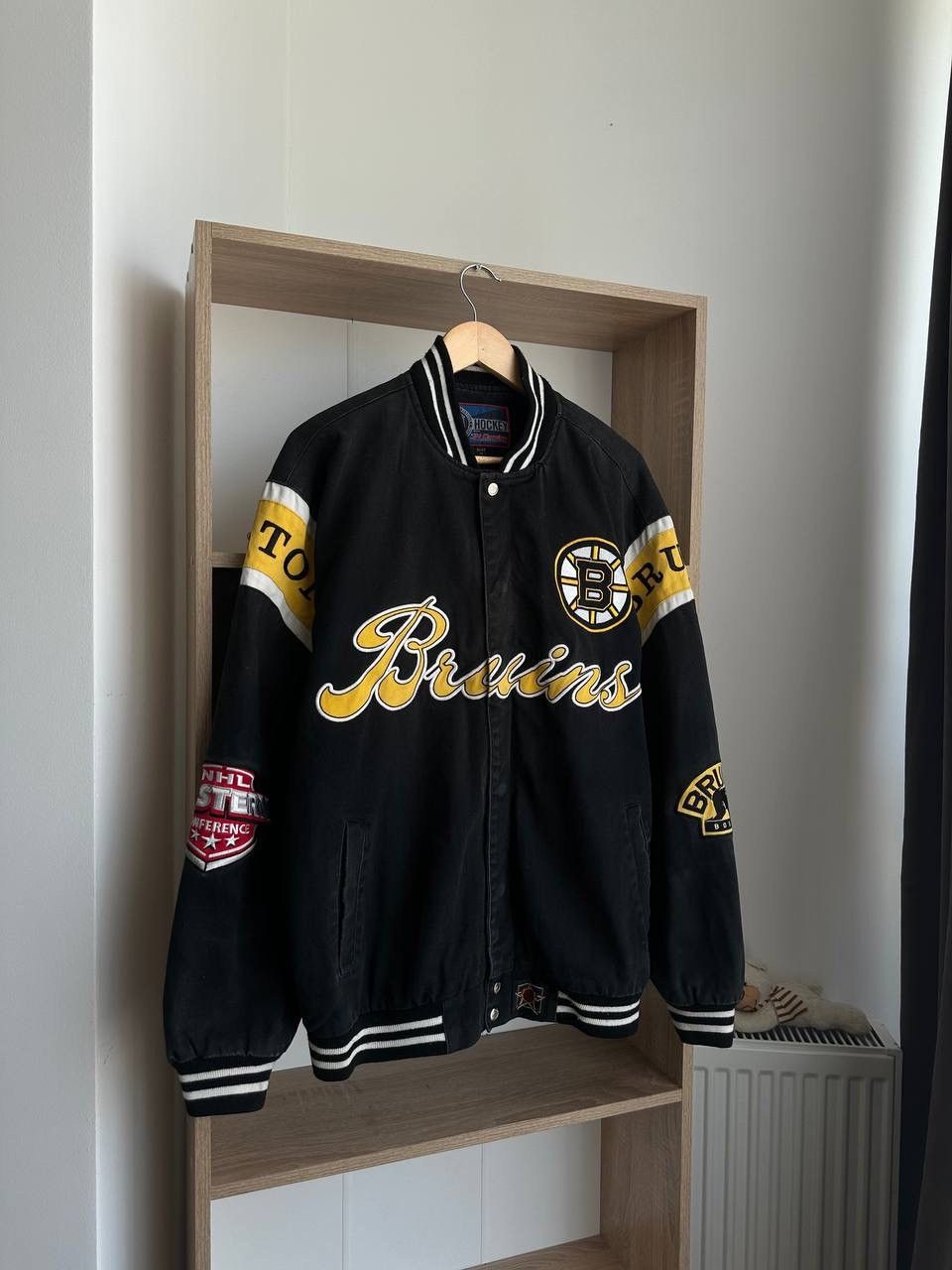 NHL × Vintage Vintage Hockey Delong NHL Boston Bruins Bomber Jacket Size US M / EU 48-50 / 2 - 13 Thumbnail