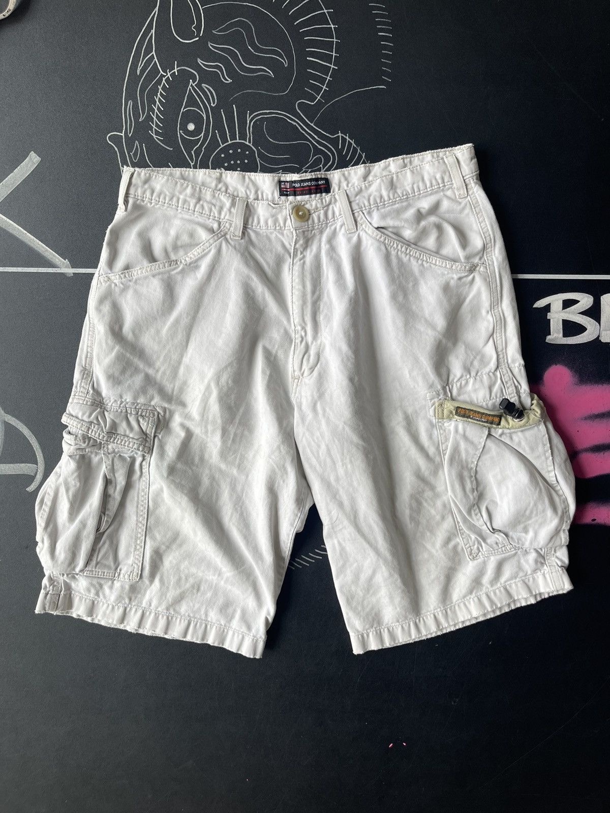 Polo Ralph Lauren Vintage polo jeans company y2k cargo shorts Size US 32 / EU 48 - 1 Thumbnail
