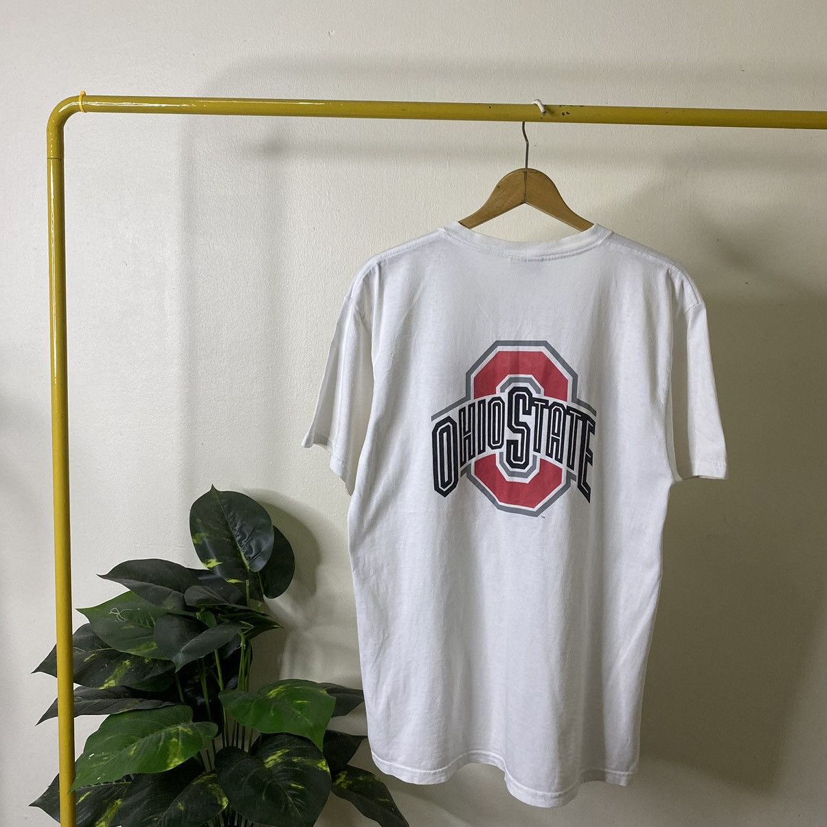 Nike 1990s Nike Center Swoosh Ohio State Buckeyes NFL NCAA Tee Size US L / EU 52-54 / 3 - 6 Thumbnail