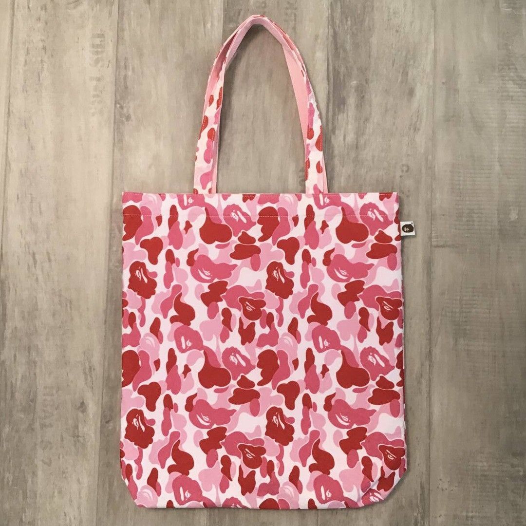 Bape × Nigo 🔥Reversible🔥 BAPE Tote Bag ABC camo Pink a bathing ape NIGO Size ONE SIZE - 5 Thumbnail