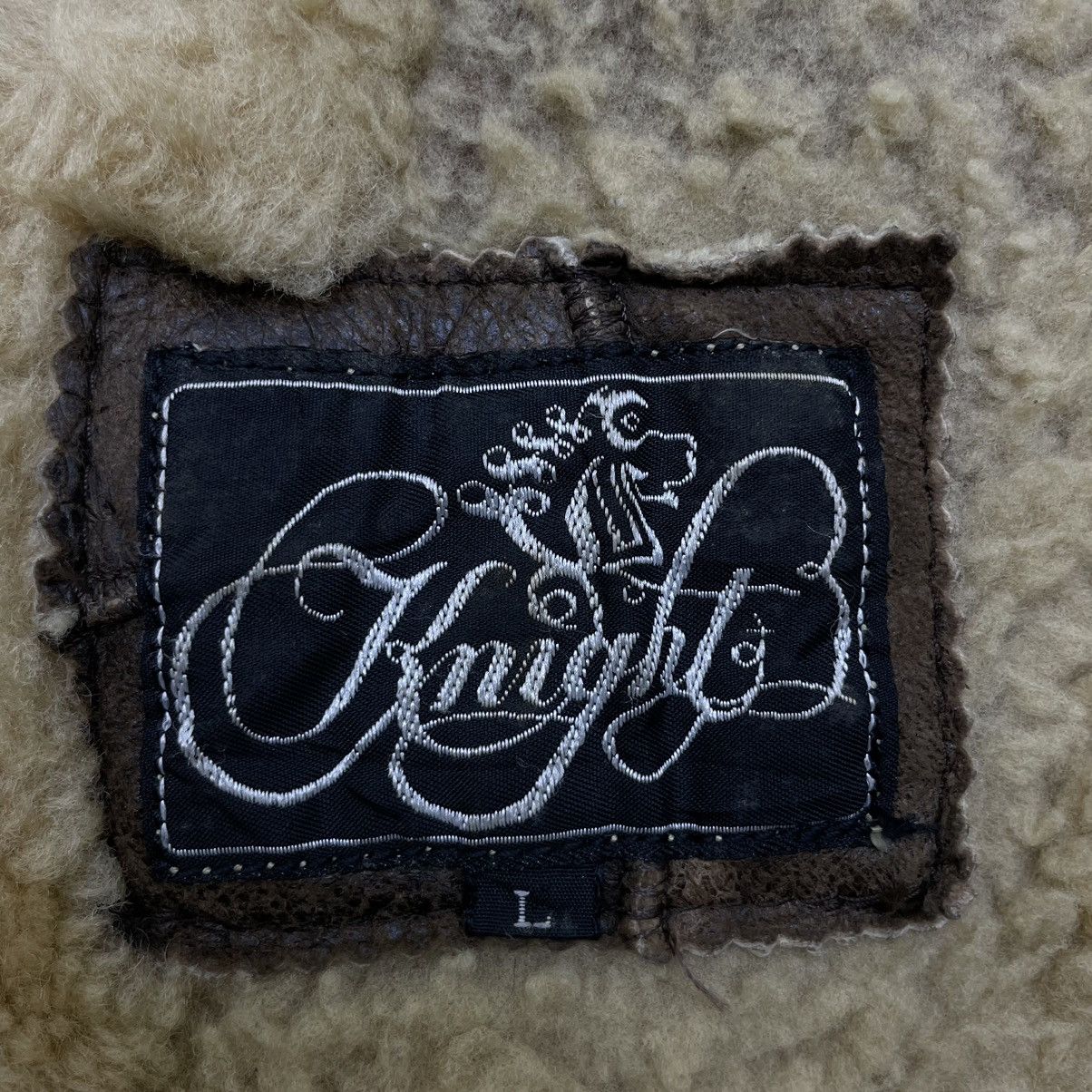 Aviator Nation 🔥Rare Vintage KNIGHT Shearling Pacthwork B3 Jacket Size US M / EU 48-50 / 2 - 8 Thumbnail