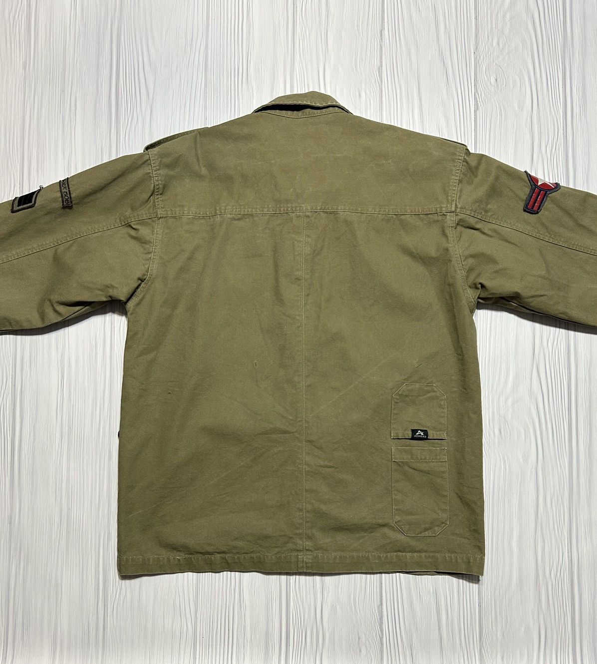 Avirex Vintage Military Avirex USA Army Patch Button Up Jacket Size US M / EU 48-50 / 2 - 17 Thumbnail