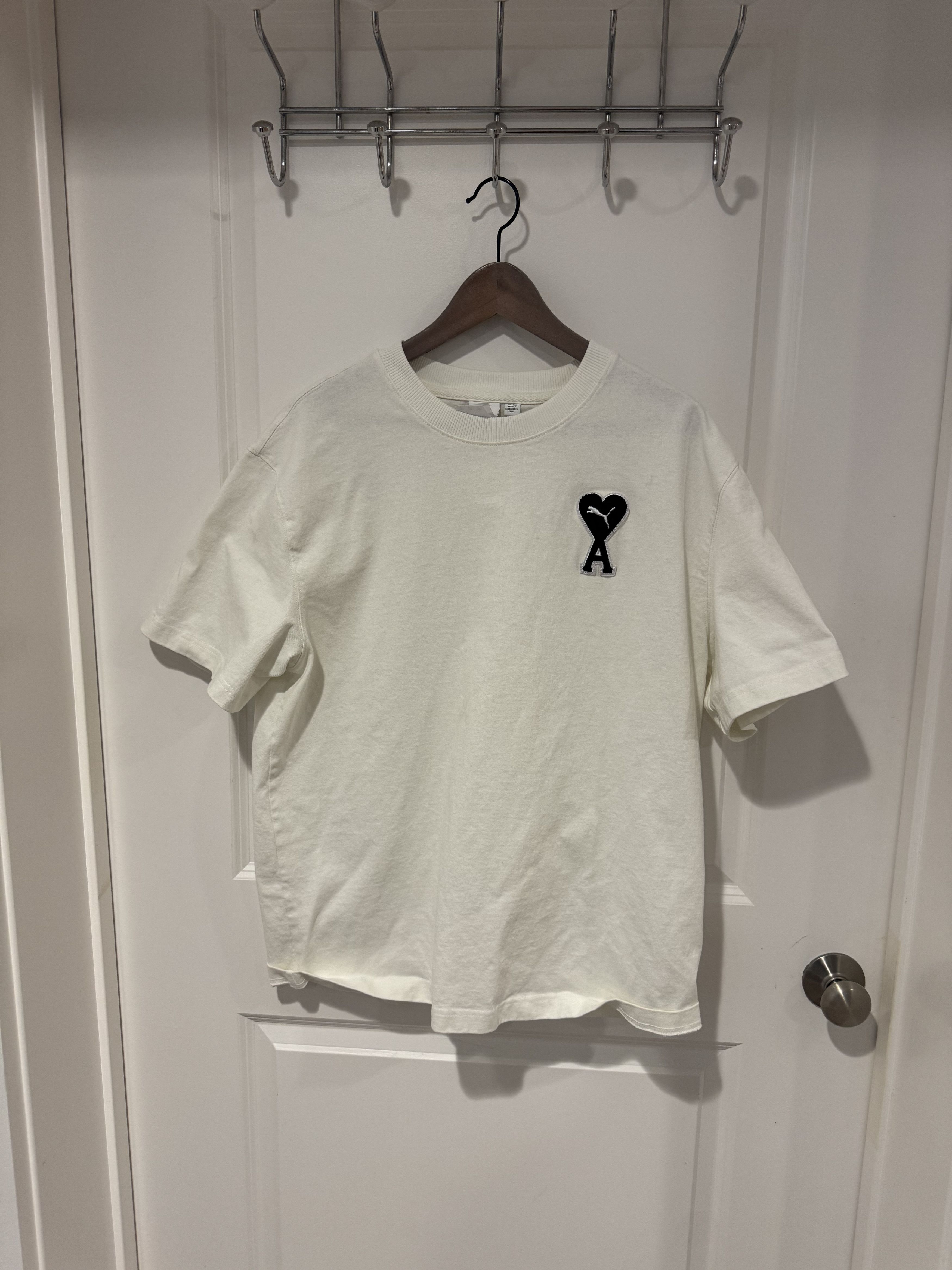 AMI × Puma Puma X AMI White T-Shirt Size US L / EU 52-54 / 3 - 3 Thumbnail