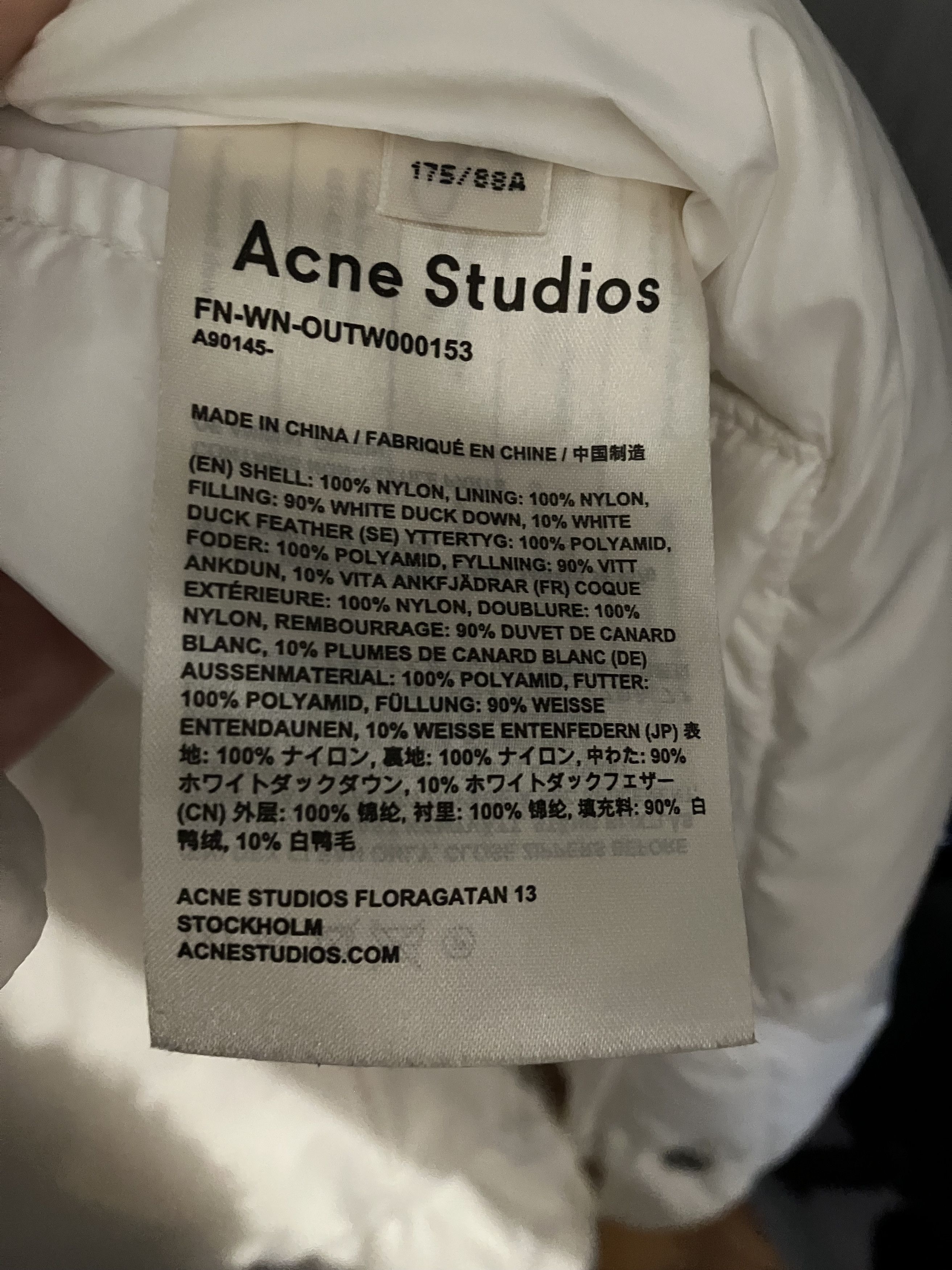 Acne Studios Ottie Nylon Quilted Down Coat Size M / US 6-8 / IT 42-44 - 4 Thumbnail