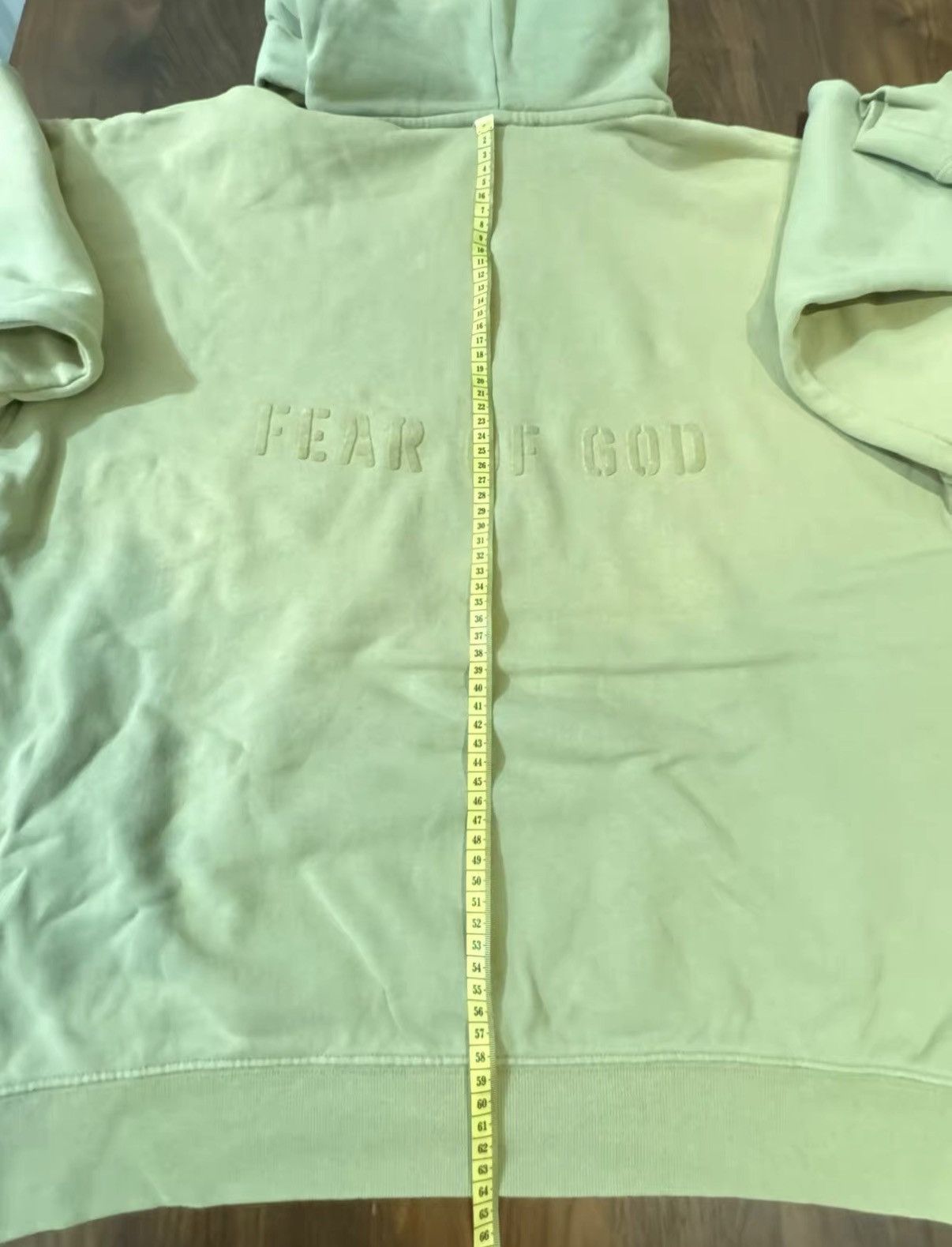 Fear of God Fear of God Matcha FG Flocked Hoodie J34 Size US S / EU 44-46 / 1 - 8 Thumbnail