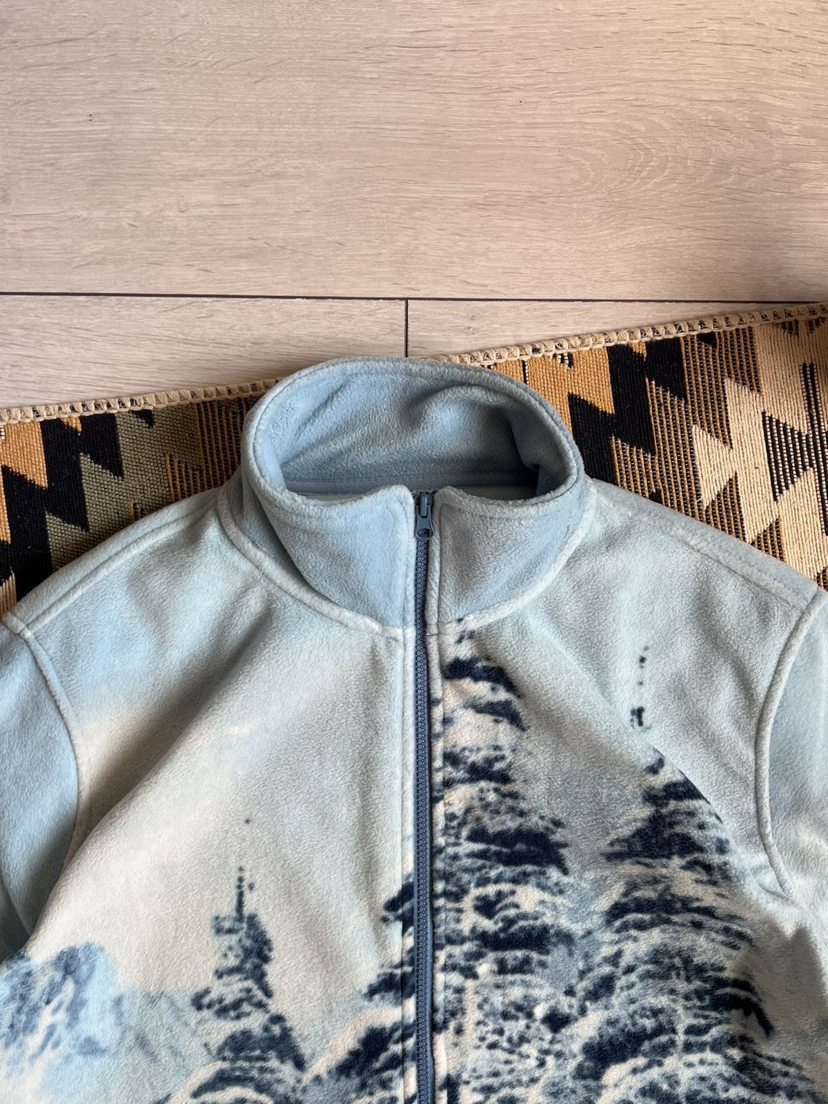 The Mountain × Vintage Vintage 00s Animal Bear Fleece Zip Sweater Jacket Size US XL / EU 56 / 4 - 4 Thumbnail