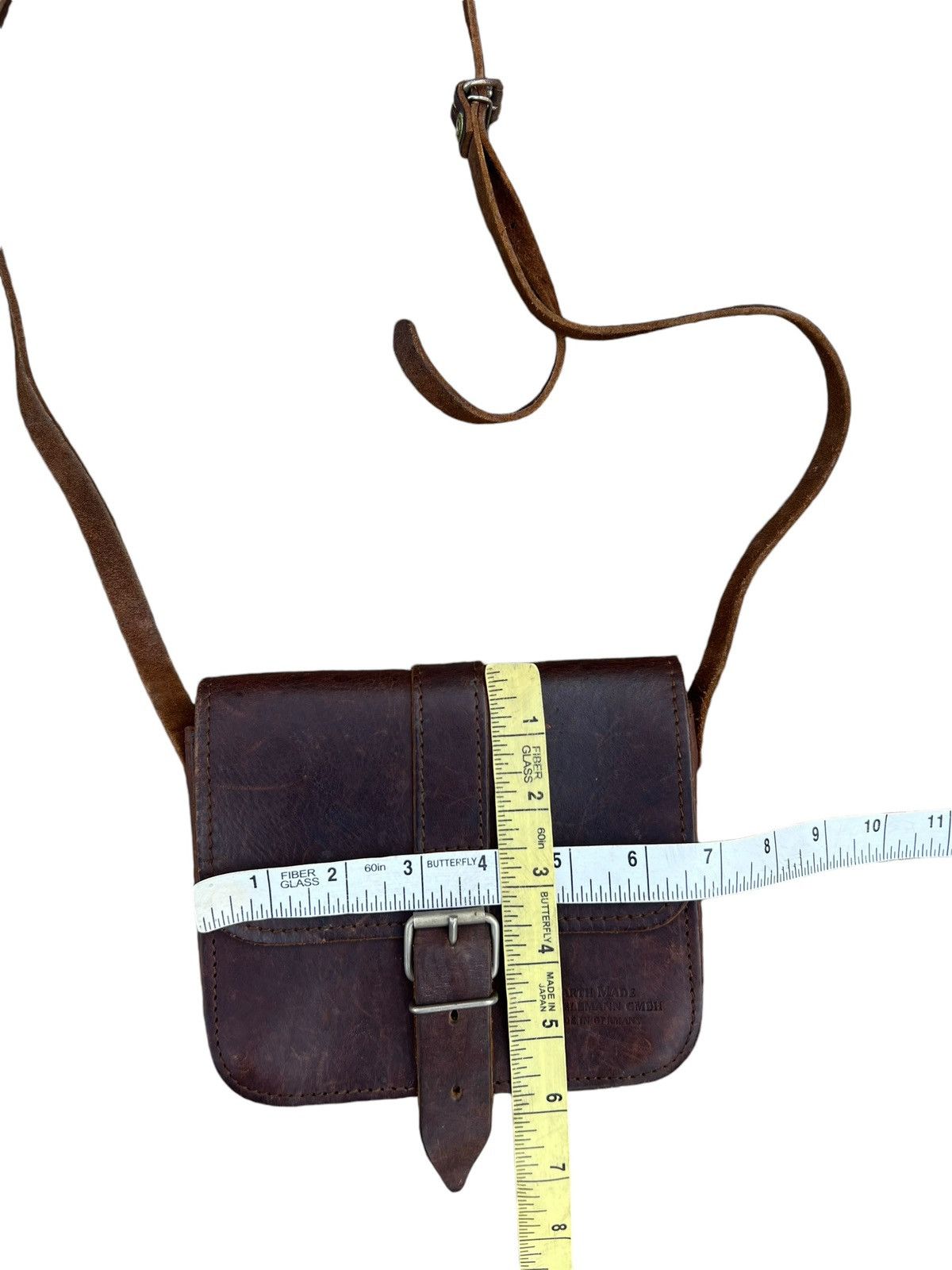 Leather Vintage Thielemann GMBH Scratches Patina Leather Mini Bag Size ONE SIZE - 22 Thumbnail