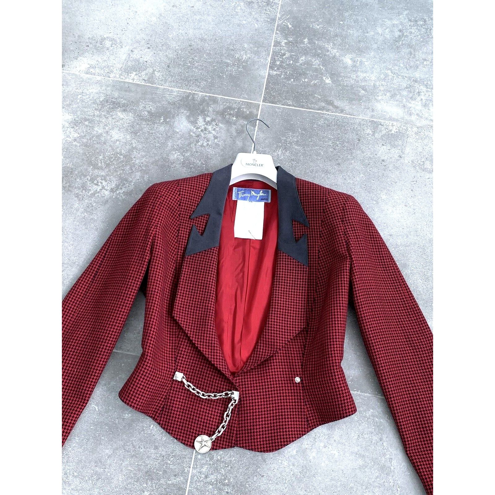 Designer × Thierry Mugler Women's THIERRY MUGLER PARIS Blazer Jacket EU 38 UK 10 S M Size M / US 6-8 / IT 42-44 - 2 Thumbnail