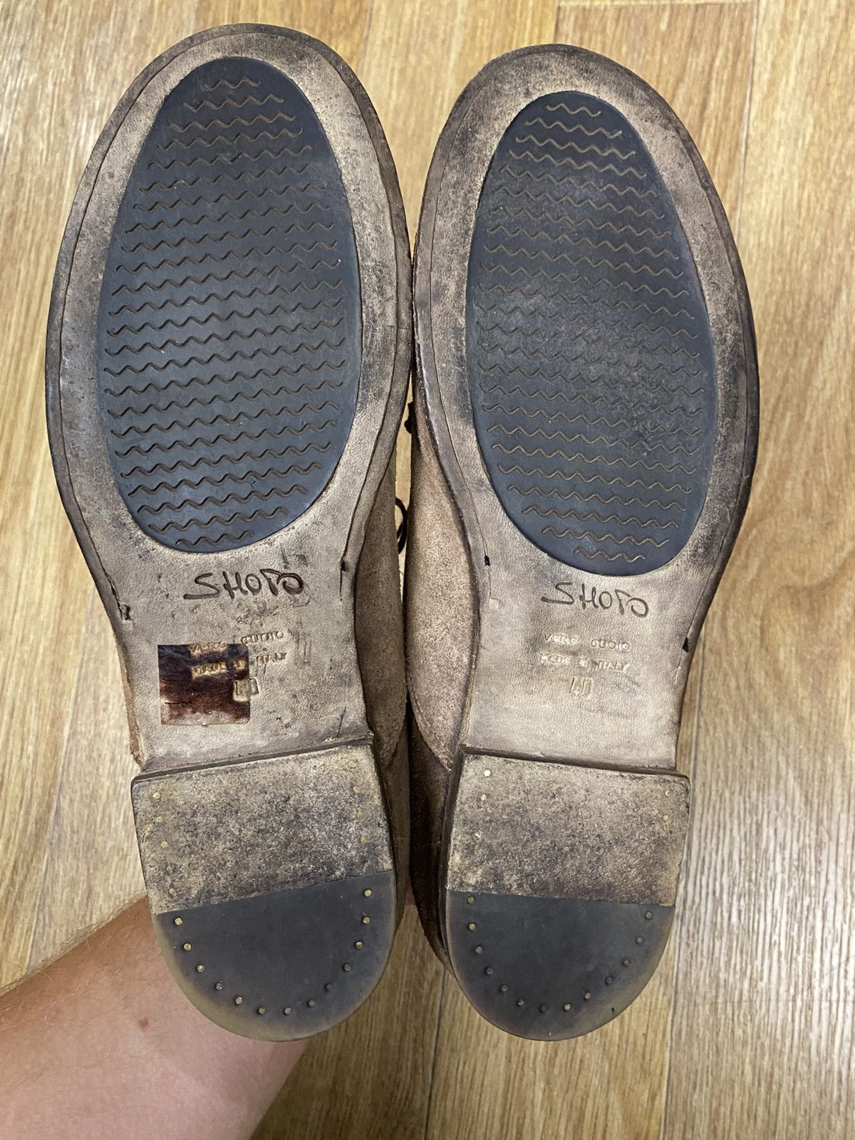 Japanese Brand × Shoto Shoto Avantgarde Plain Toe Brown Suede Shoes Size US 7 / EU 40 - 9 Thumbnail
