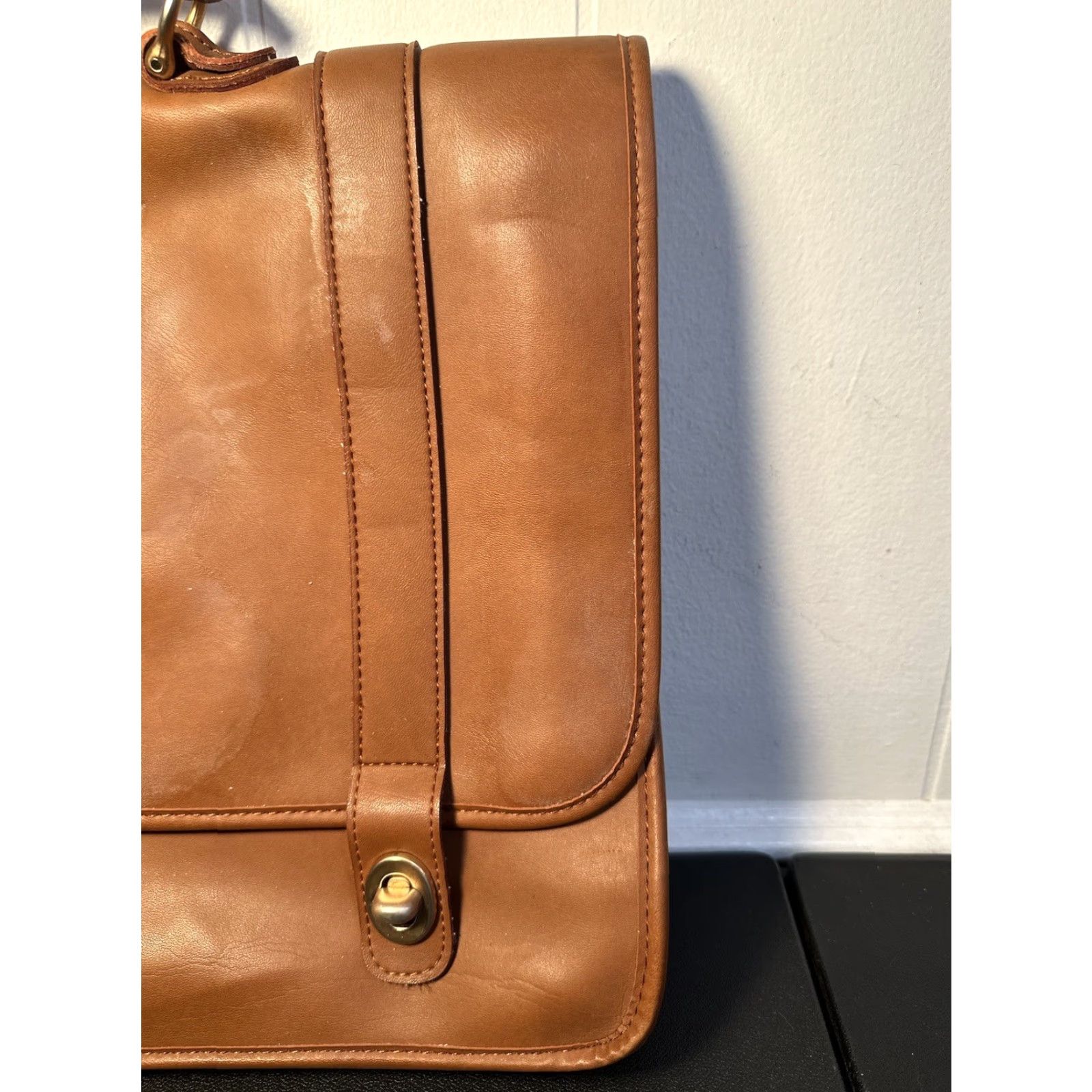 Coach VTG Coach Travel Bag / Briefcase / Leather Bag / Business Luggage - Brown - Large - Men - Vintage Size ONE SIZE - 6 Thumbnail