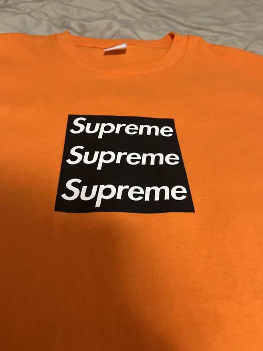 Supreme halloween box logo sale