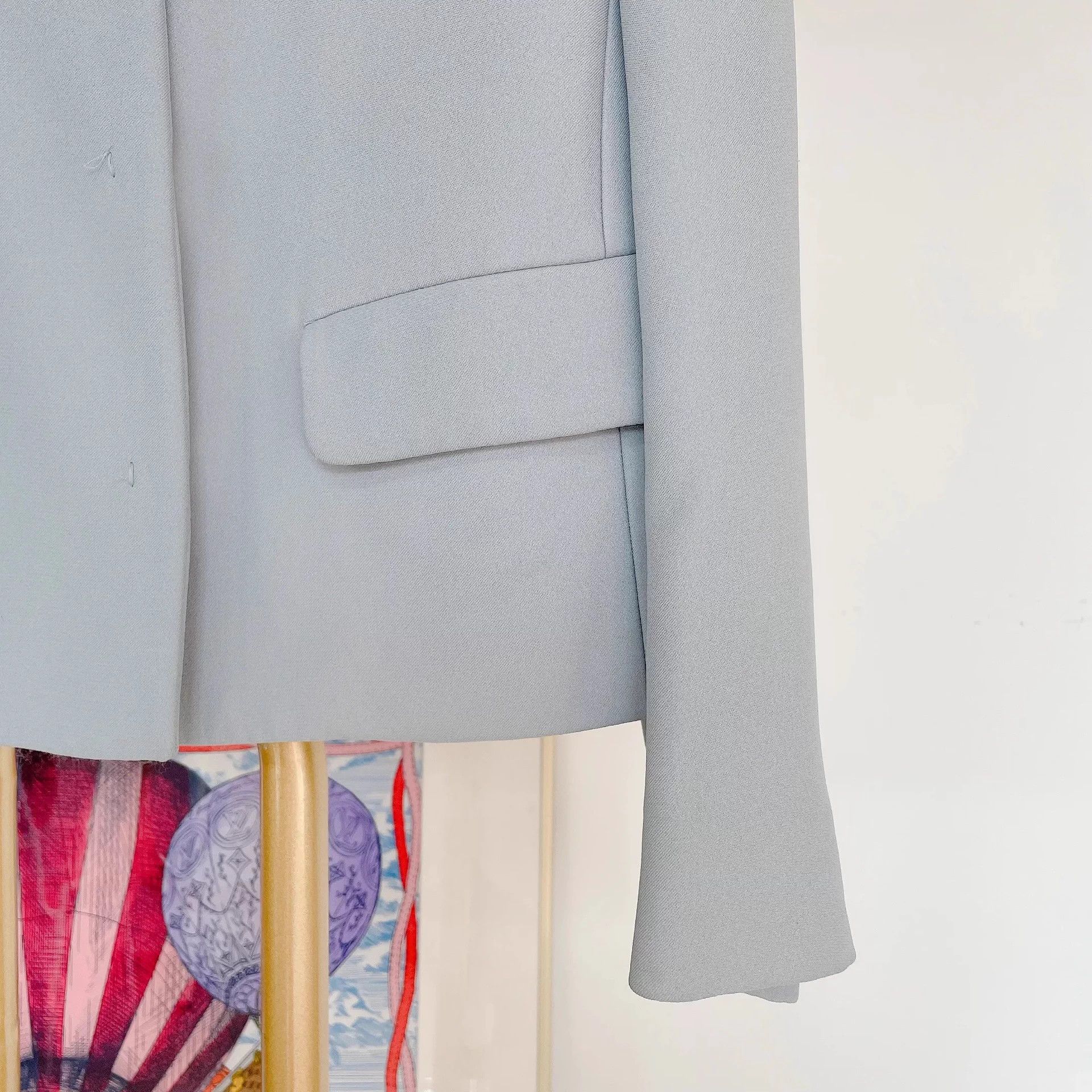 Miu Miu Miu Miu blue black stand collar beaded jacket 42 Size M / US 6-8 / IT 42-44 - 4 Thumbnail